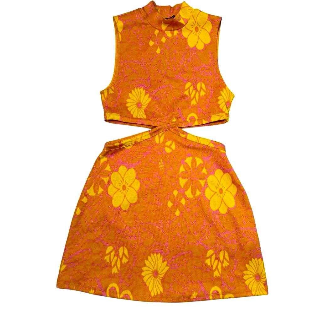 Zara New Zara Cut-Out Jacquard Mini Dress Size M Size M / US 6-8 / IT 42-44 - 6 Thumbnail