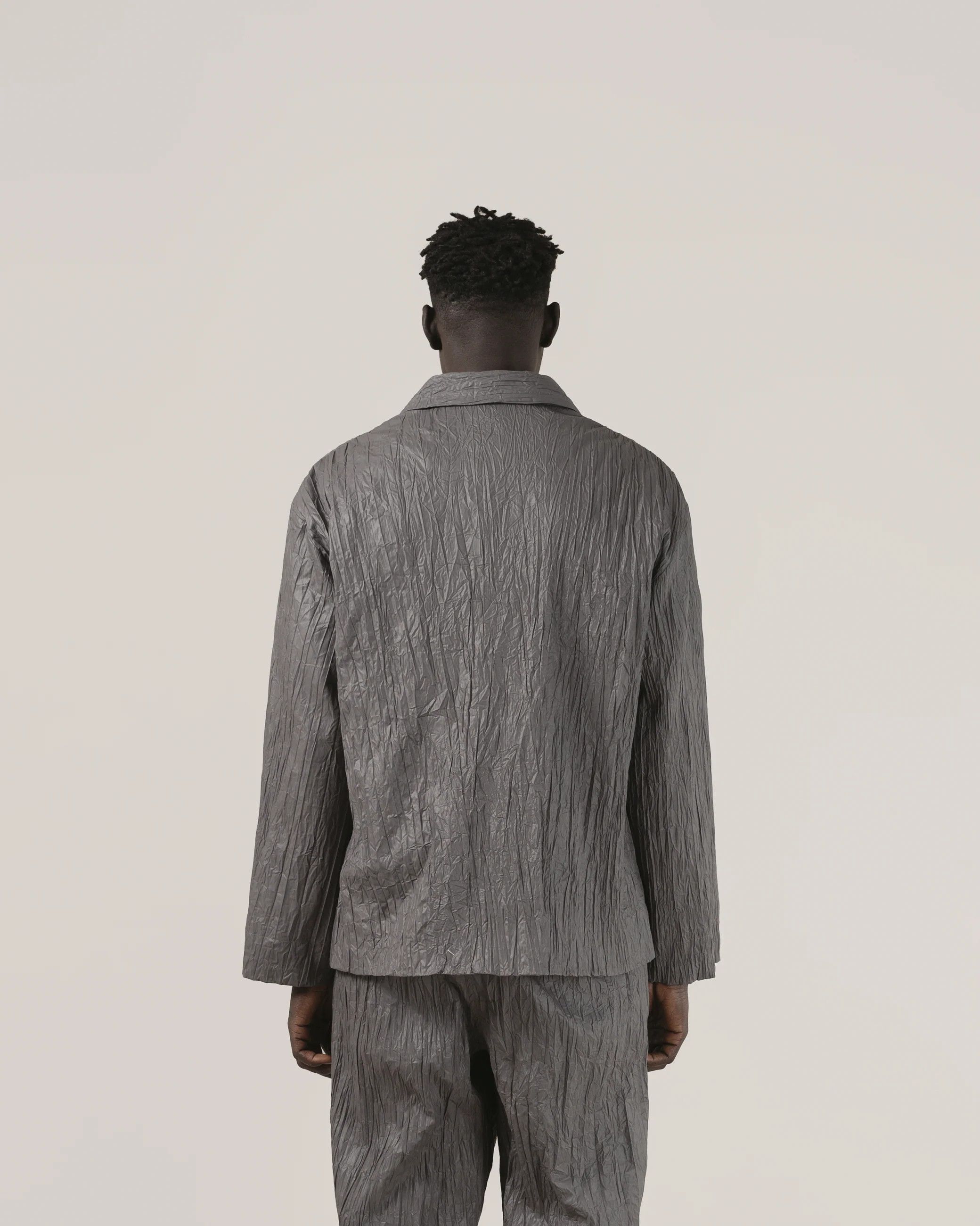 Satta Satta Crinkle Blazer - Graphite Size US M / EU 48-50 / 2 - 4 Thumbnail