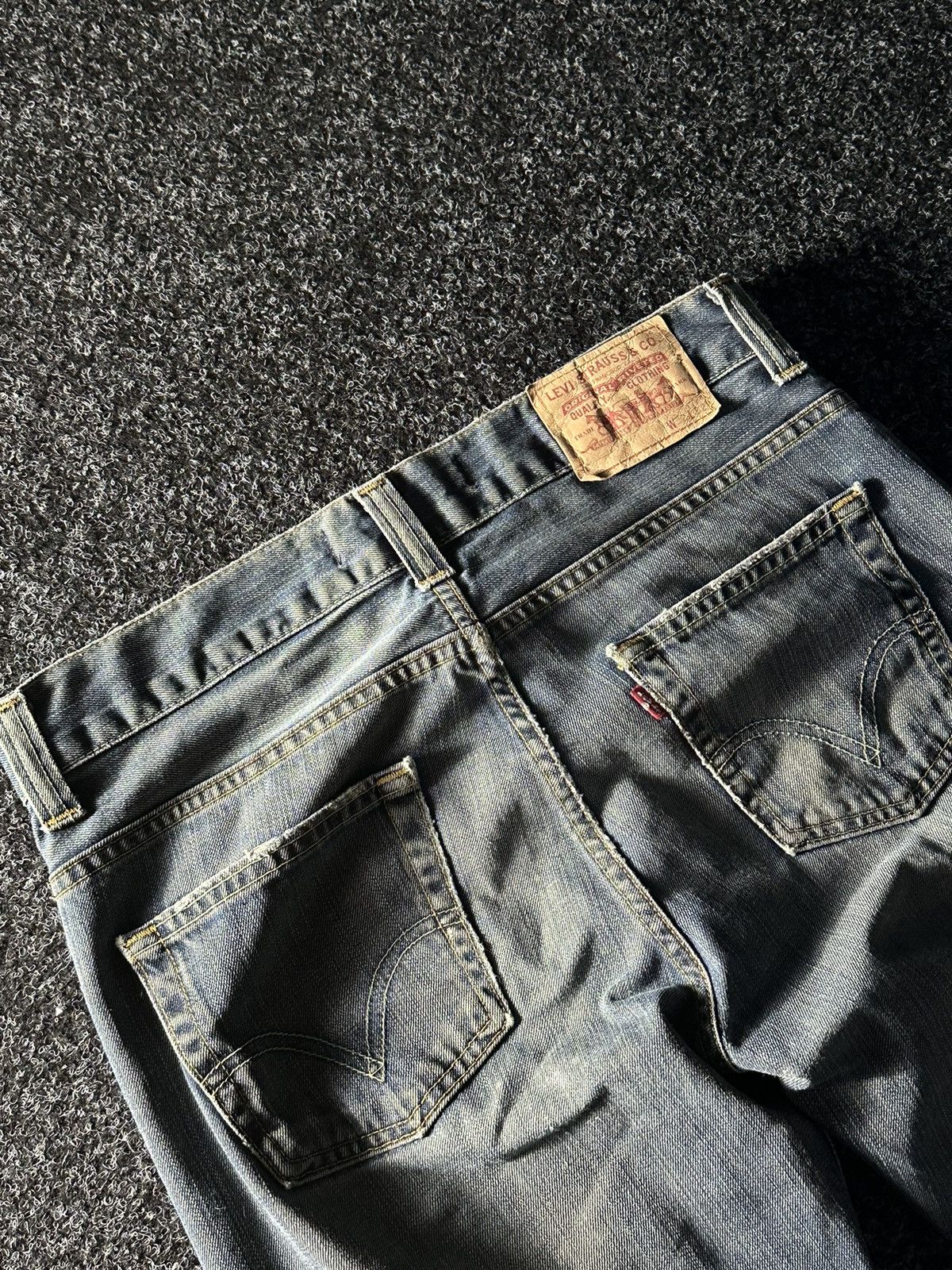 Levi's 🚨Vintage 90s Levi's 506 rare STYLE Blue Denim Jeans Size US 32 / EU 48 - 12 Thumbnail