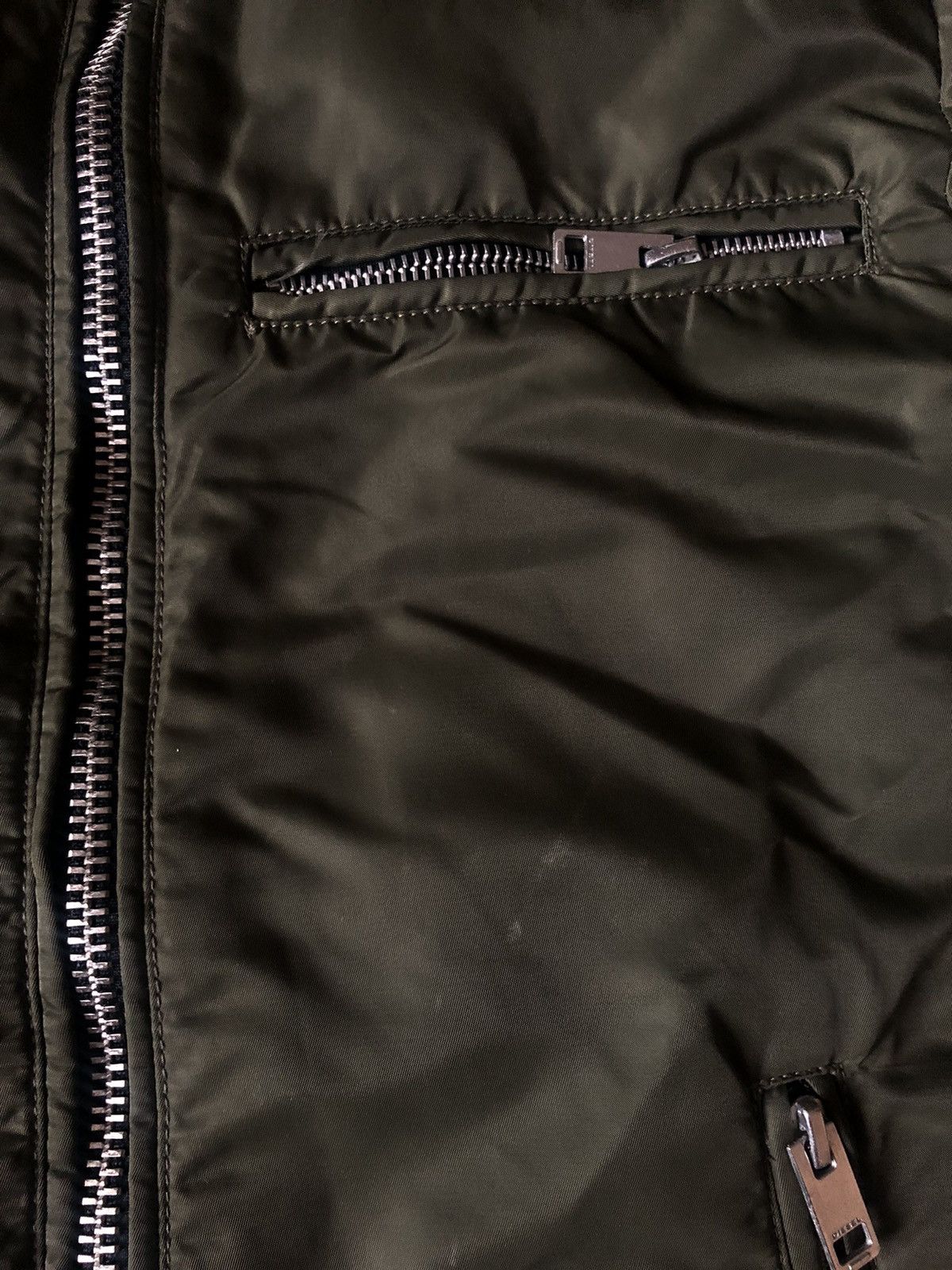 Designer × Diesel DIESEL NYLON BIKER JACKET Size US S / EU 44-46 / 1 - 2 Thumbnail