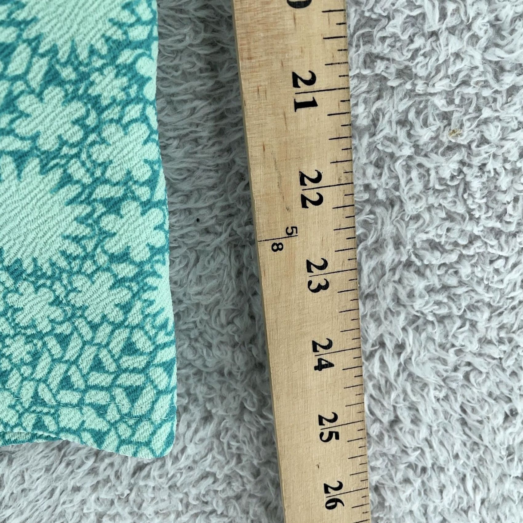 Vintage LuLaRoe Skirt Womens XL Green Teal Floral Knit Pencil Stretch elastic Waist Pull On Knee Length Vintage Cassie Size 40" / US 18 - 4 Thumbnail