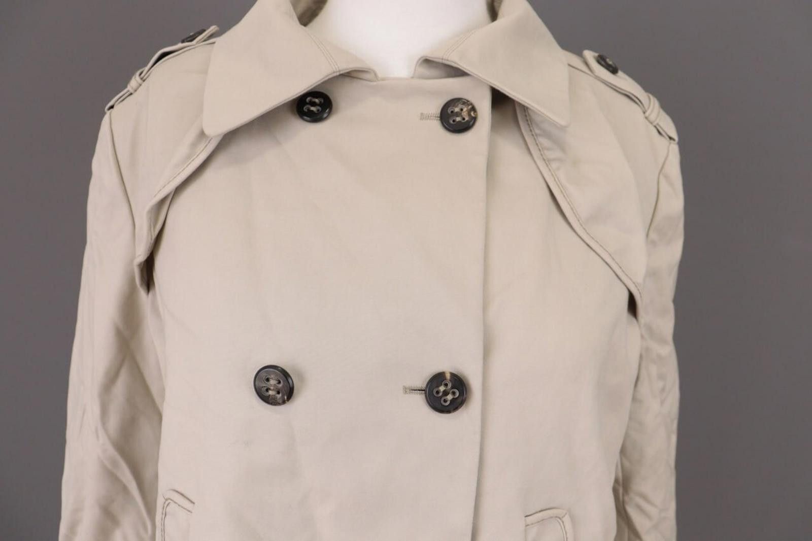 Polo Ralph Lauren Laurel Beige Double Wool Cropped Coat Jacket Size 44 Size M / US 6-8 / IT 42-44 - 5 Thumbnail
