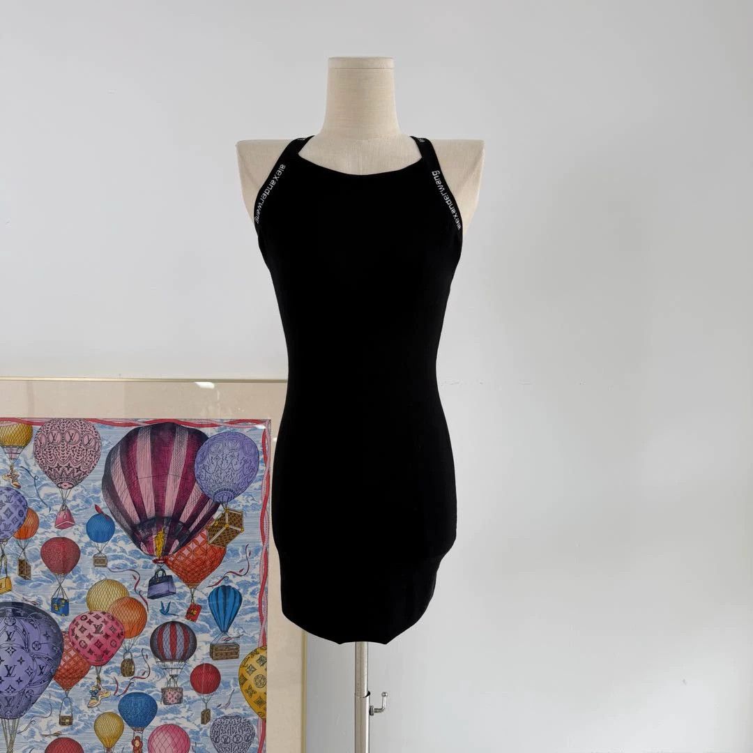Alexander Wang Alexander Wang Black Bodycon Dress Women's S NWT Size S / US 4 / IT 40 - 1 Thumbnail