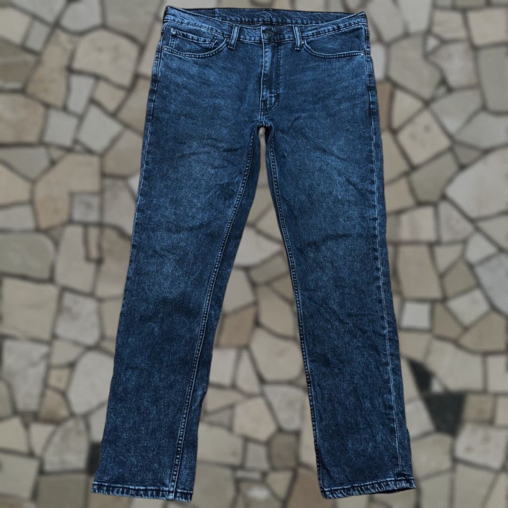 Levi's Levi's 511 Jeans Slim Straight Black Mens 36x30 City Casual 501 Series Logo Pockets Zip Denim Cotton Blend Leather Tag? Size US 36 / EU 52 - 1 Thumbnail