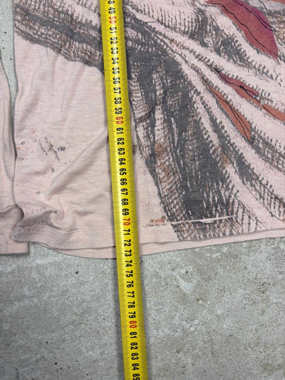 John Galliano Vintage 2000s John Galliano Overprint Abstract Print Tee Size US S / EU 44-46 / 1 - 6 Thumbnail