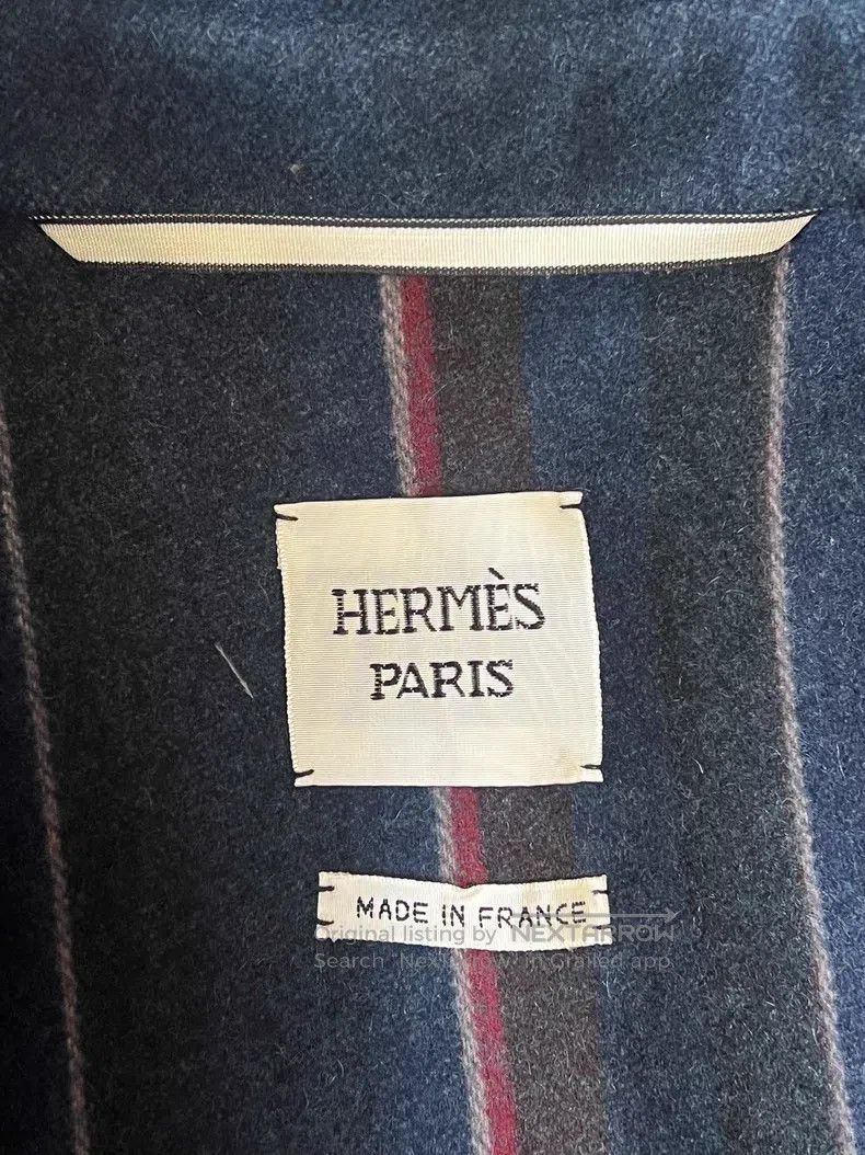 Hermes Hermes Women's Wool Tweed Coat Size XXS / US 00 / IT 34 - 7 Thumbnail