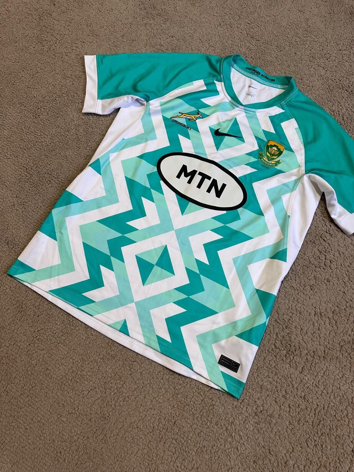 Nike Nike Springboks South Africa Home Match Rugby Jersey 2023 L Size US M / EU 48-50 / 2 - 2 Thumbnail