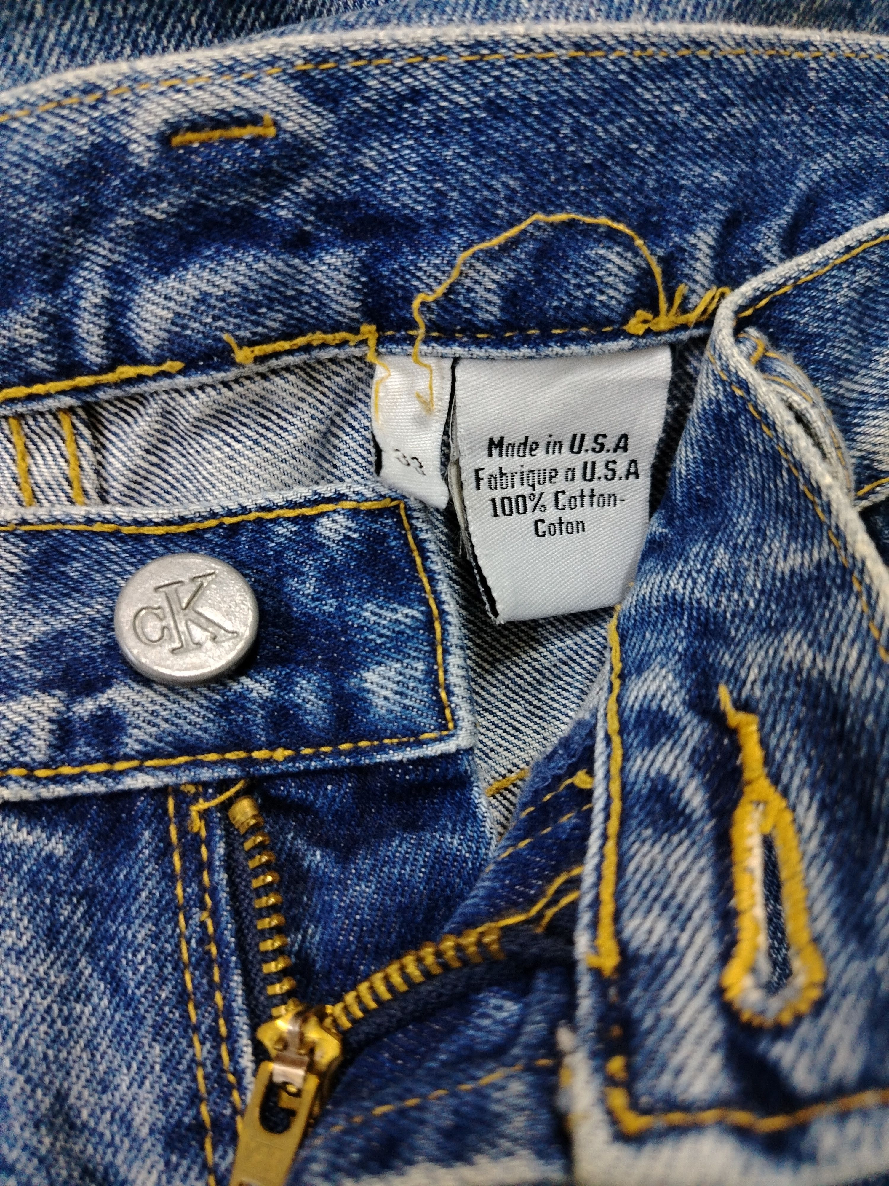 Calvin Klein Vintage Calvin Klein baggy stone wash Size US 34 / EU 50 - 6 Thumbnail