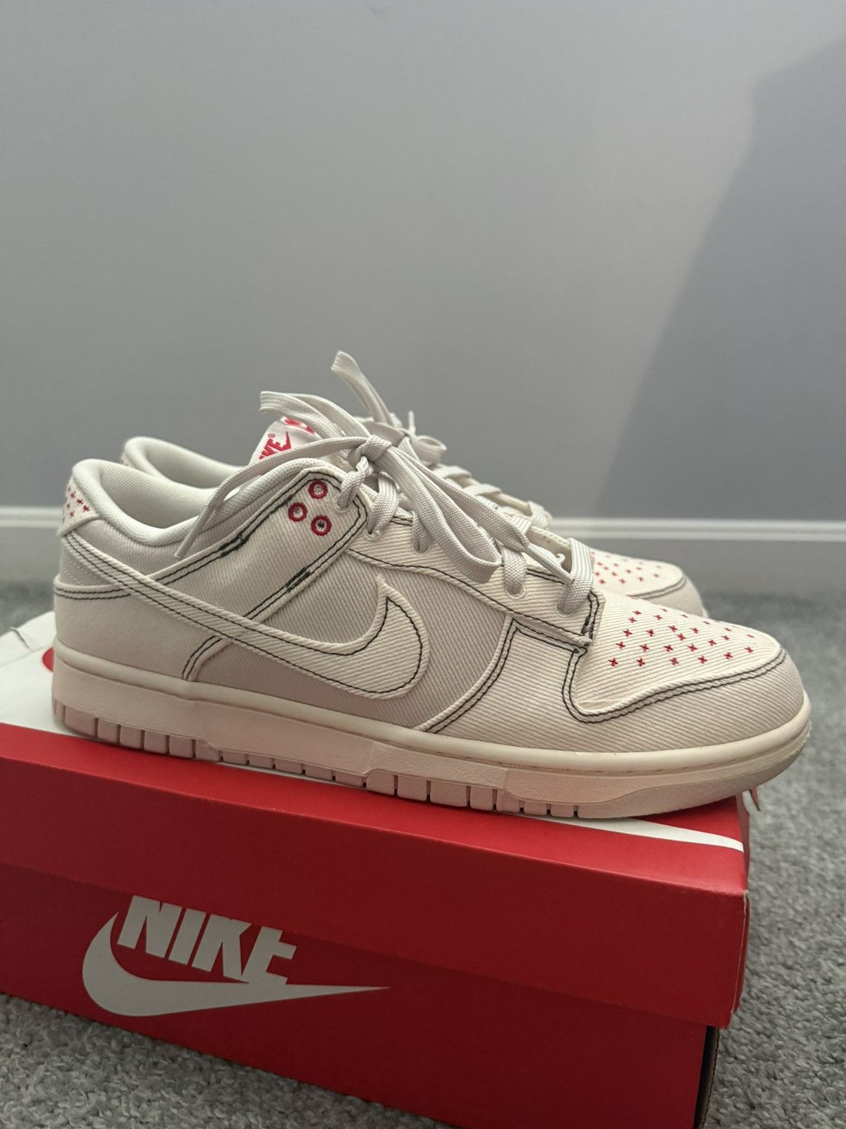 Nike Nike Dunk Low Retro SE Light Orewood Brown/Pale Ivory Size US 10 / EU 43 - 1 Thumbnail