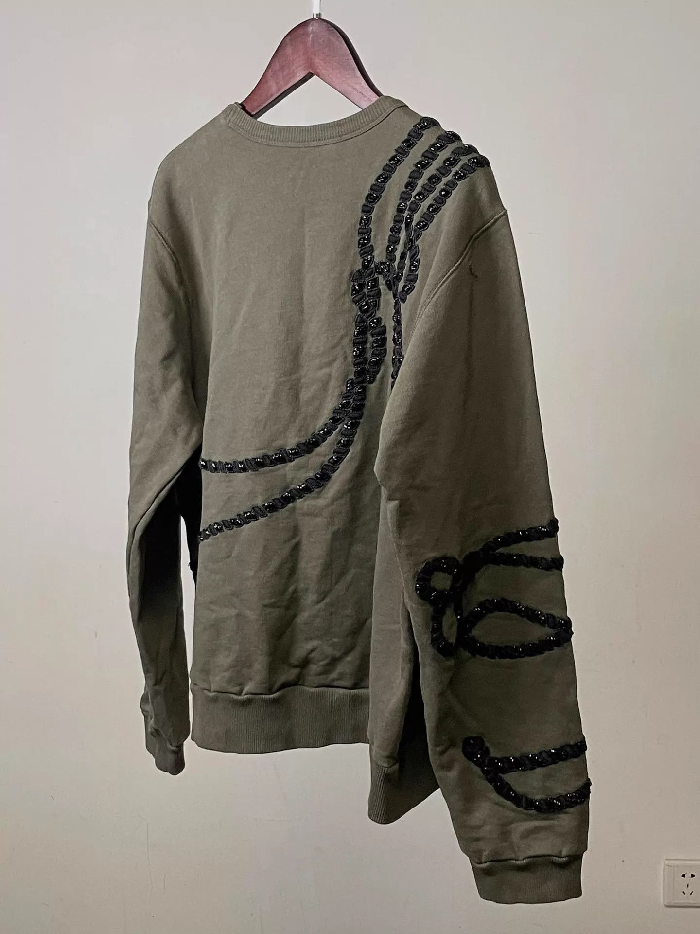 Dries Van Noten Dries Van Noten Hand Beaded Knot Embroidered Sweatshirt M Size US M / EU 48-50 / 2 - 6 Thumbnail