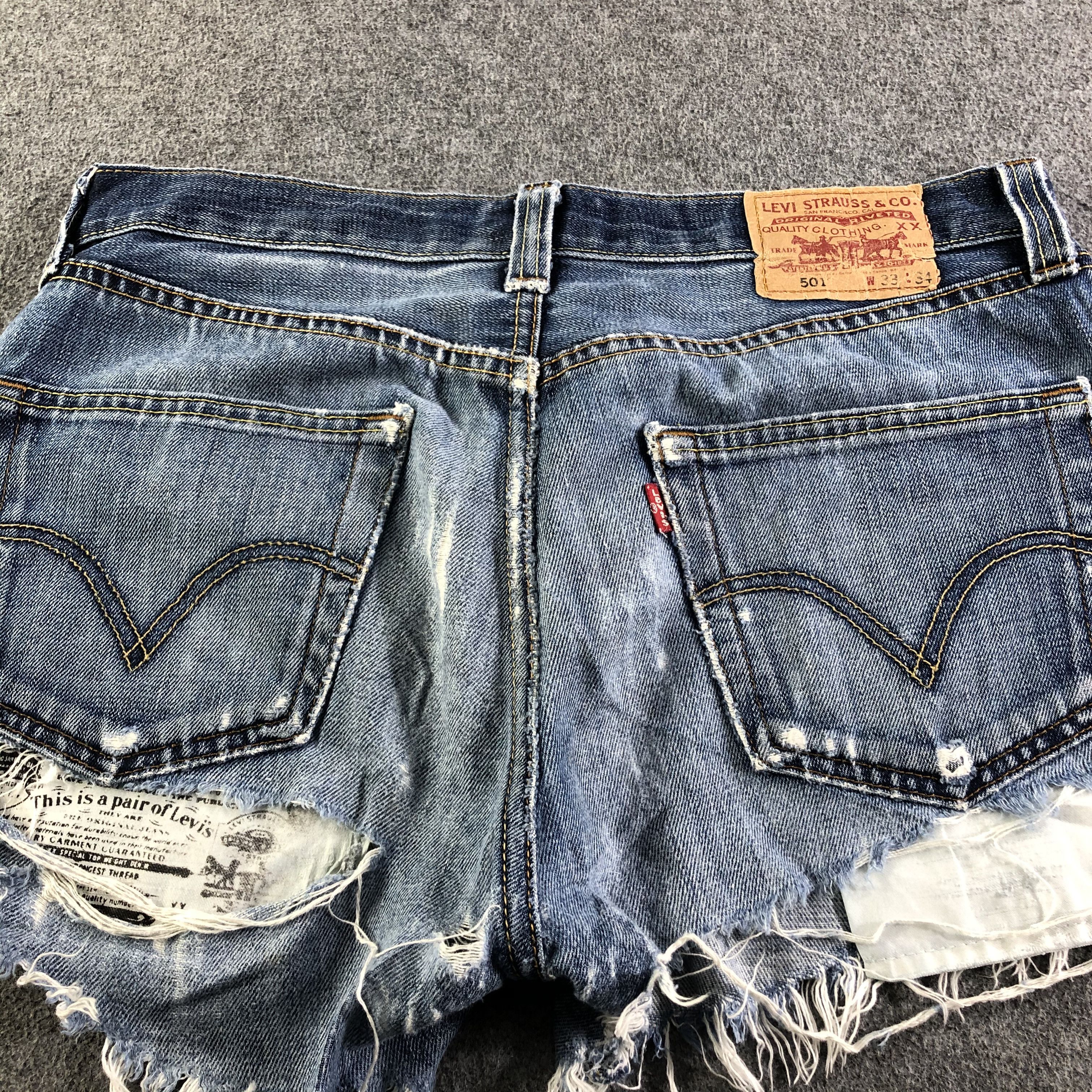 Levi's × Vintage Vintage Levis 501 Jeans-J4476 Size 33" - 4 Thumbnail