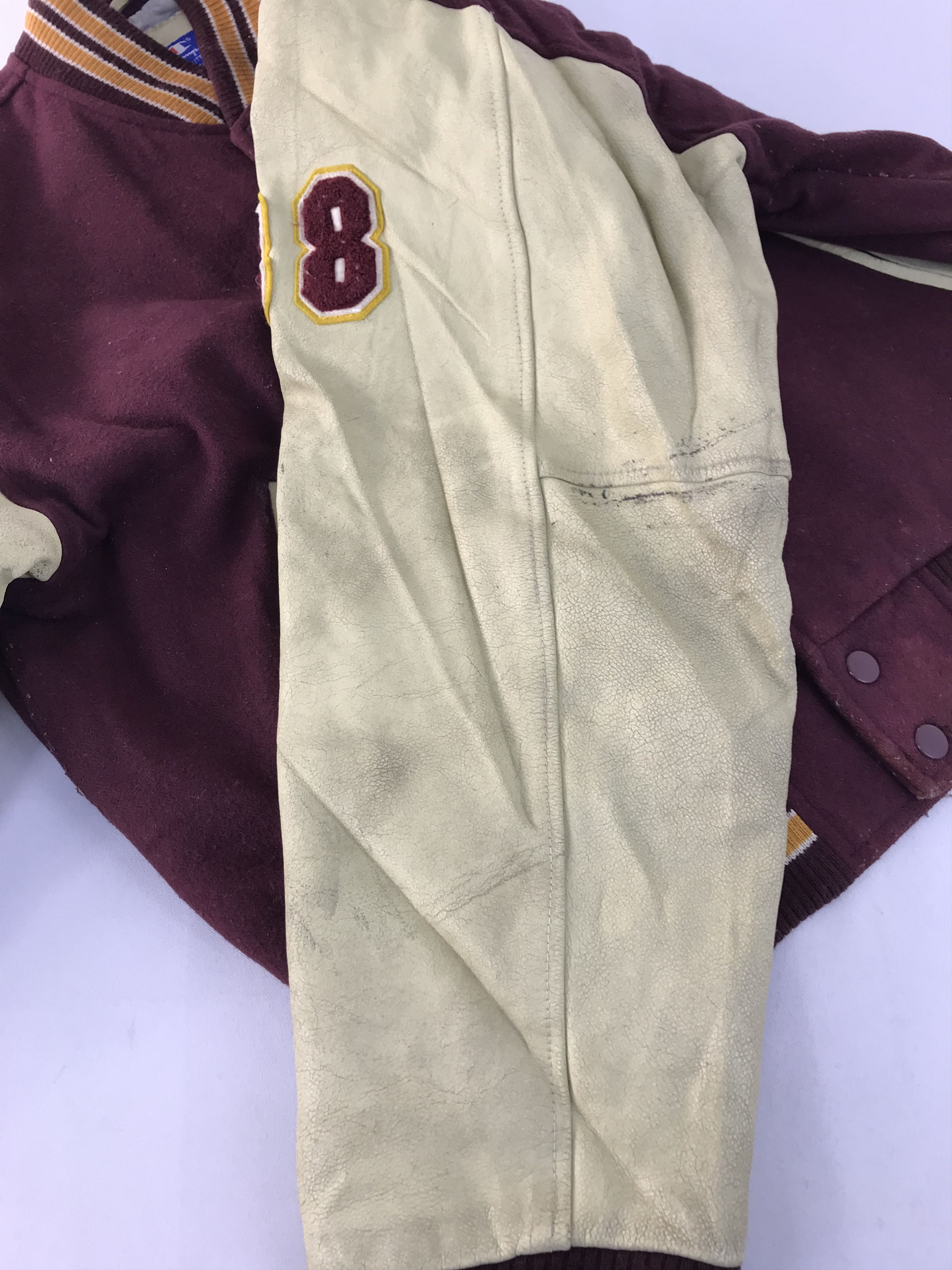 Champion 90s Champion 1919 Varsity Jacket Leather Sleeve Size US L / EU 52-54 / 3 - 17 Thumbnail