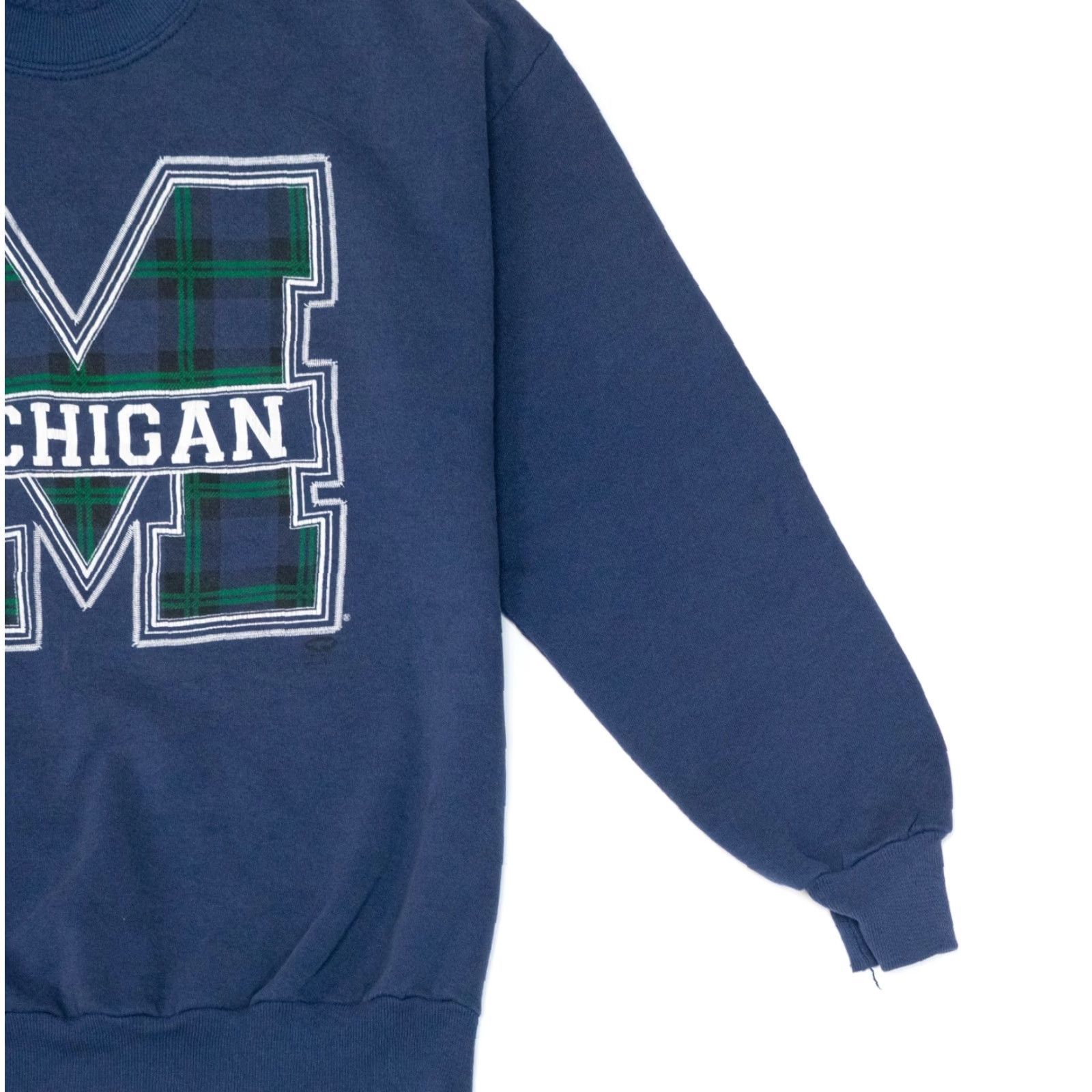 Fruit Of The Loom VINTAGE University of Michigan Sweatshirt Men L 90s Distressed NCAA Blue Nike Logo PullOver Regular Screened 90s College Sports VTG"> Size US L / EU 52-54 / 3 - 4 Thumbnail