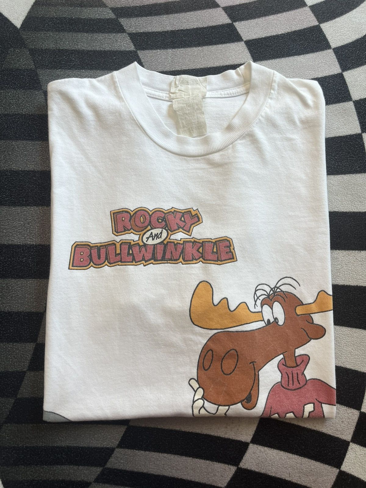 Cartoon Network Vintage ROCKY And BULLWINKLE 90’s Tshirt Size US L / EU 52-54 / 3 - 1 Thumbnail