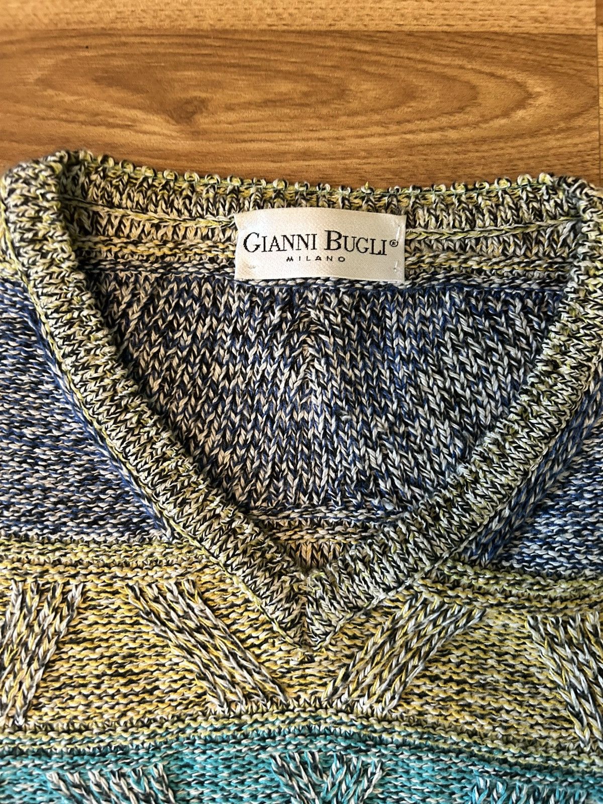 Coogi Vintage🔥 Gianni Bugli knit sweater💯 Made in Italy hype 80 Size US L / EU 52-54 / 3 - 2 Thumbnail