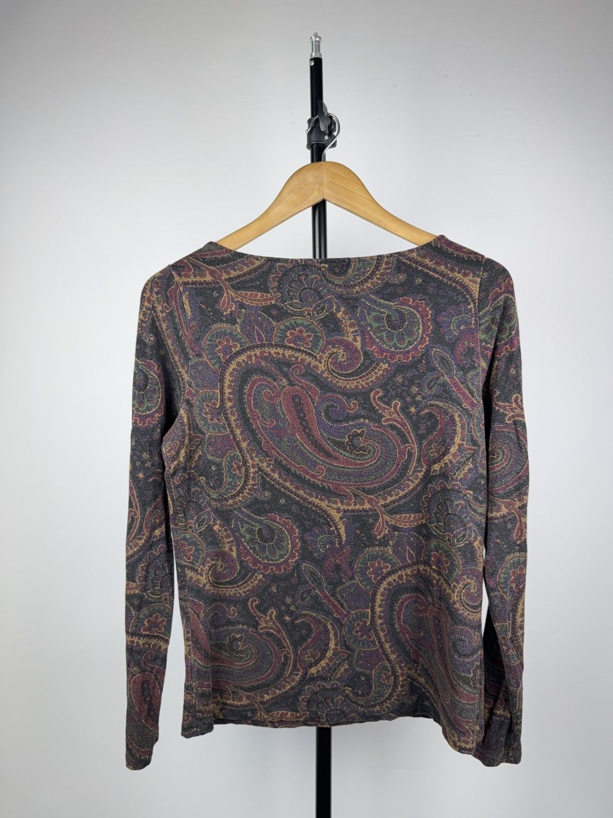 Polo Ralph Lauren 00s Avant Garde Floral Baroque Ralph Lauren long sleeve Size M / US 6-8 / IT 42-44 - 8 Thumbnail