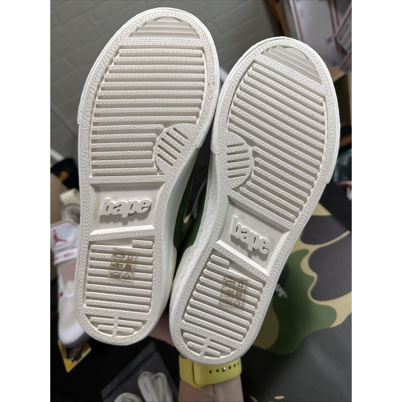 Bape Size 7 - A Bathing Ape Mad Sta #1 M1 Green Size US 7 / EU 40 - 7 Thumbnail