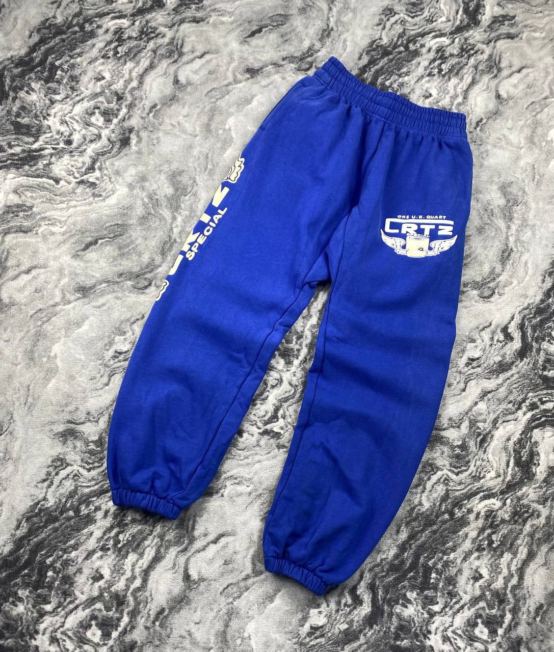 Corteiz Corteiz Gasolina Bottoms Royal Sweatpants Big Logo Men Size US 30 / EU 46 - 1 Thumbnail