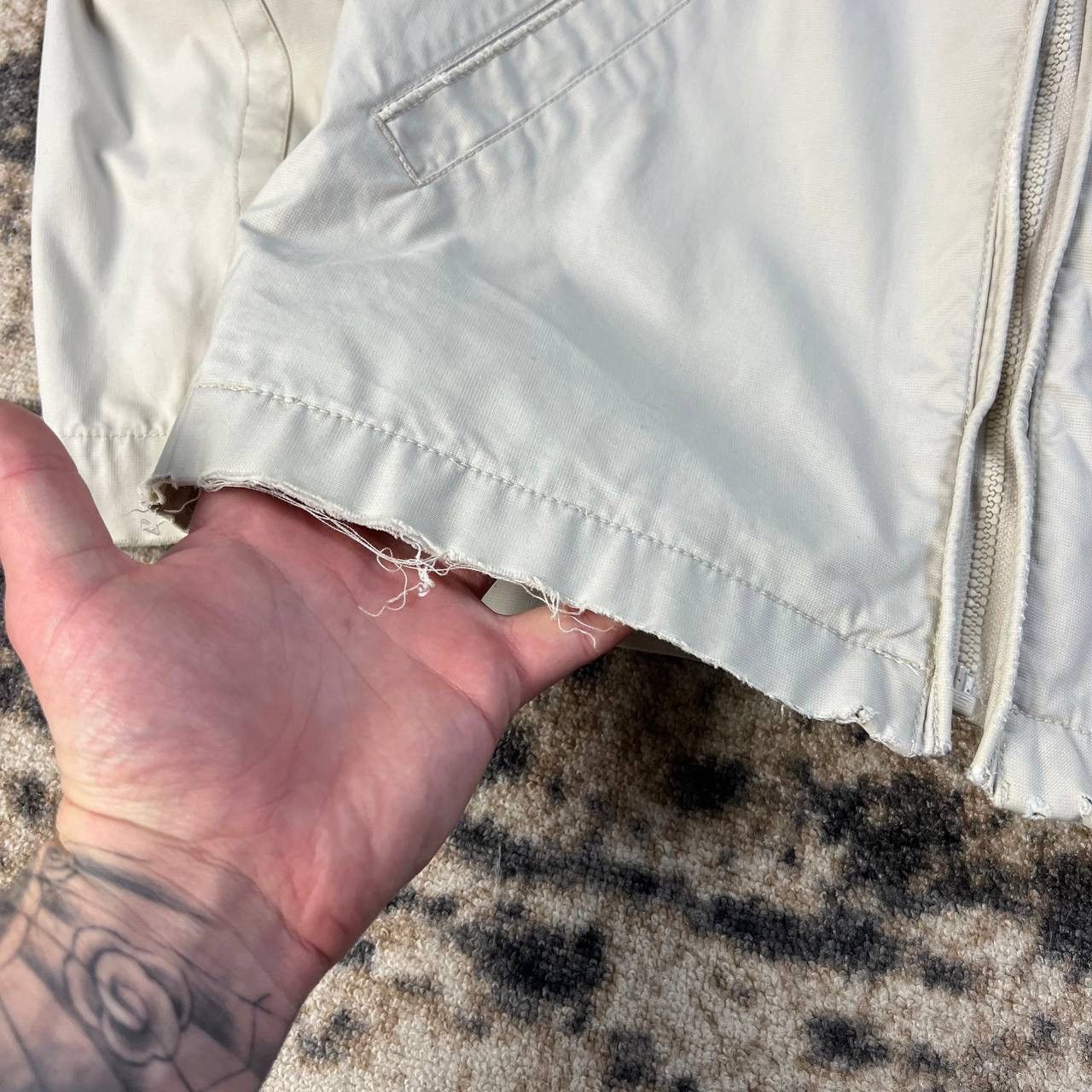 O'Neill Oneill Vintage Y2K Distressed Style Bomber Jacket Size US L / EU 52-54 / 3 - 8 Thumbnail