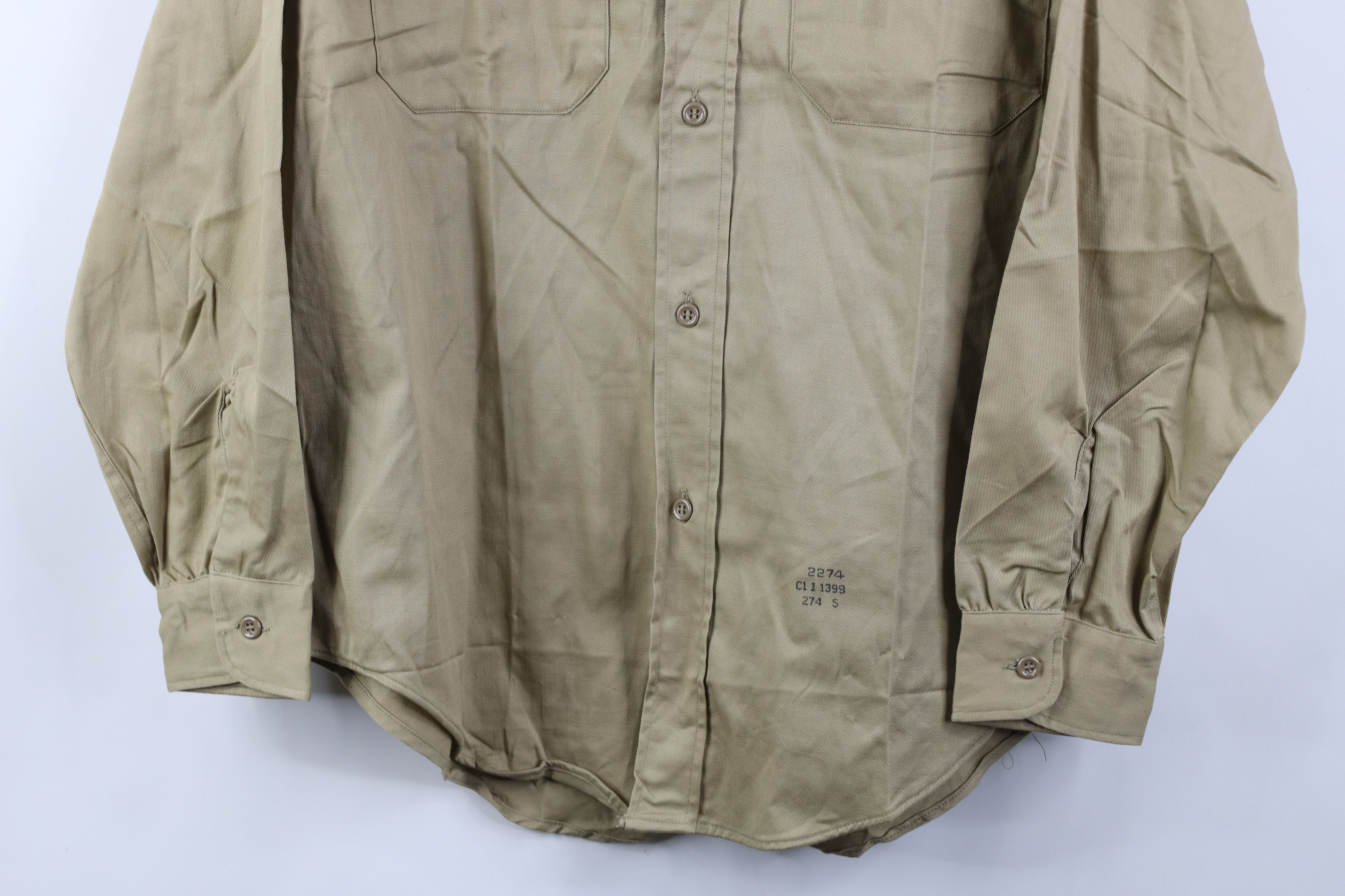 Vintage Vintage 50s Penneys Collared Button Shirt Workwear USA Size US M / EU 48-50 / 2 - 3 Thumbnail
