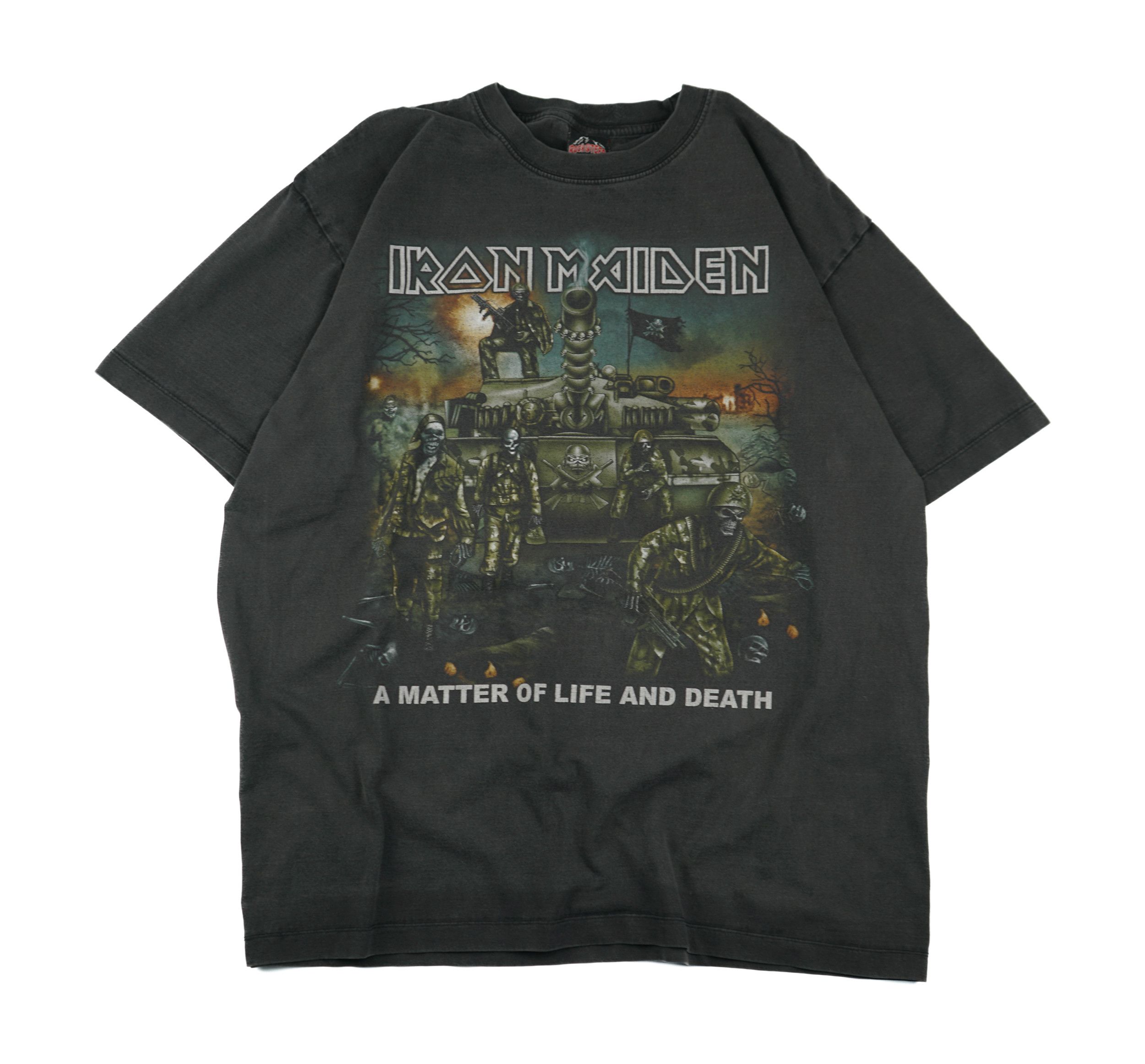 Band Tees × Vintage Vintage 2006 Iron Maiden A Matter of Life and Death T-Shirt Size US XL / EU 56 / 4 - 1 Thumbnail