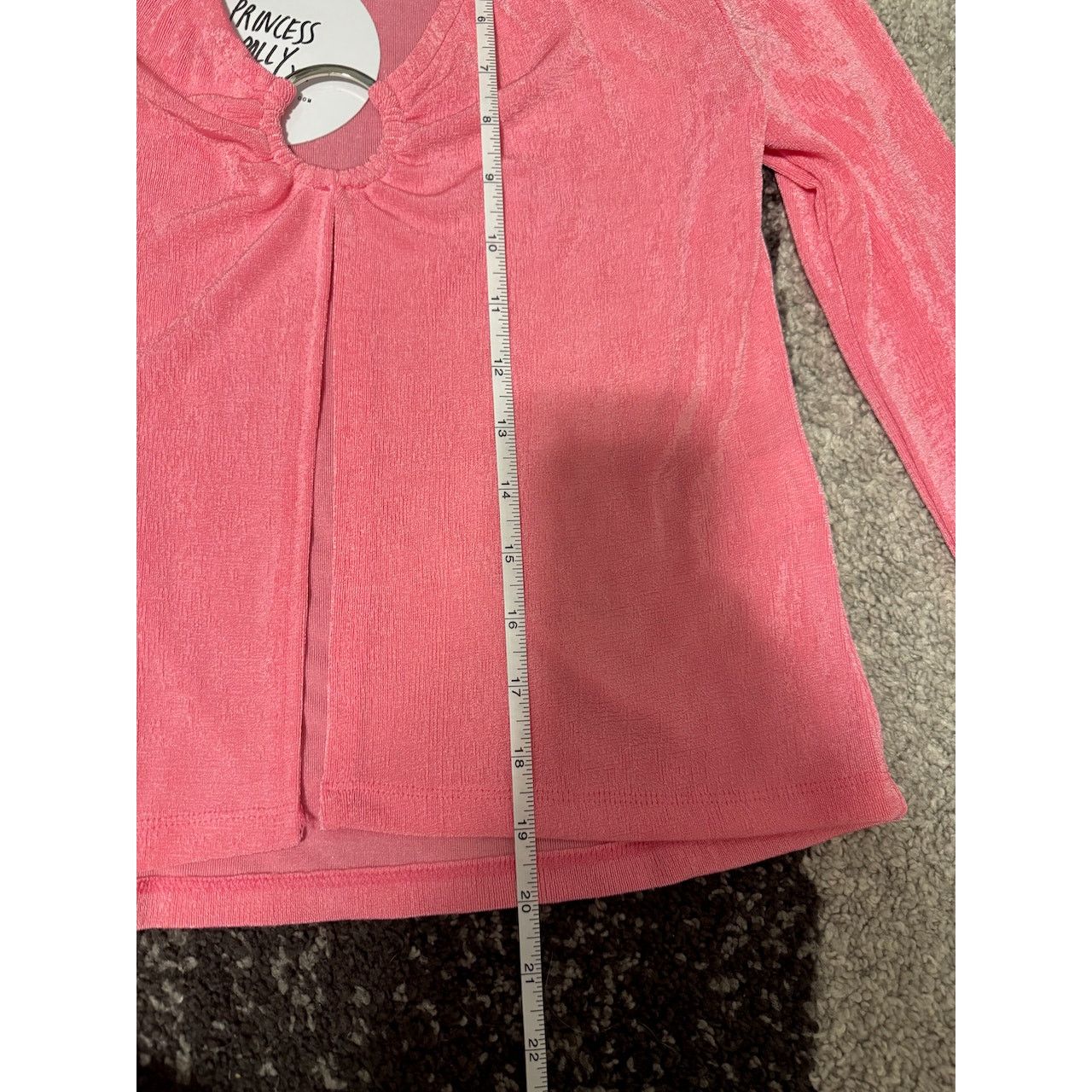 PRINCESS POLLY NWT Princess Polly Long Sleeve Pink Open Front Top Size L / US 10 / IT 46 - 6 Thumbnail