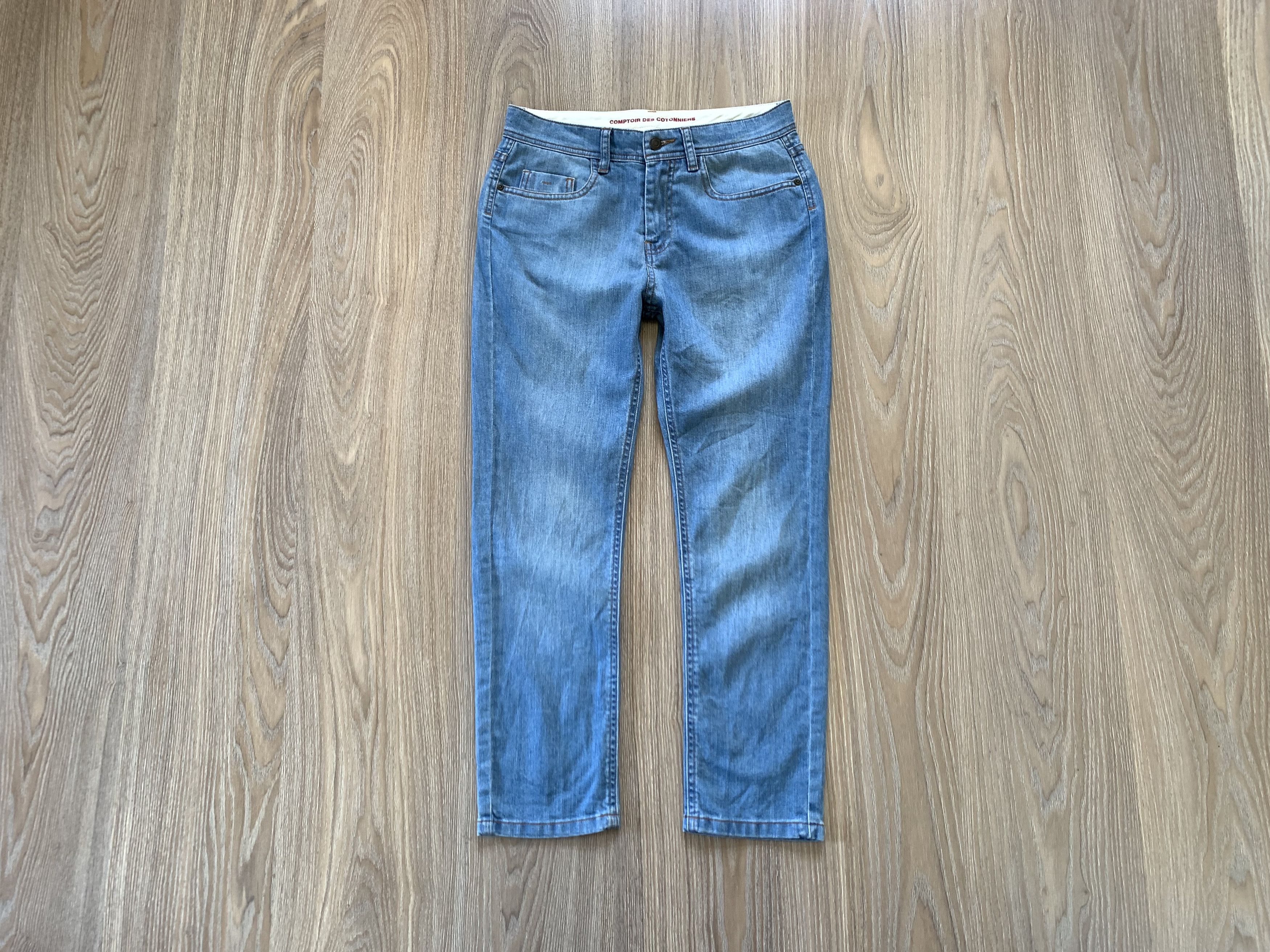 Other Comptoir Des Cotonniers Slim Blue Stretch Denim Jeans Size US 36 / EU 52 - 1 Thumbnail