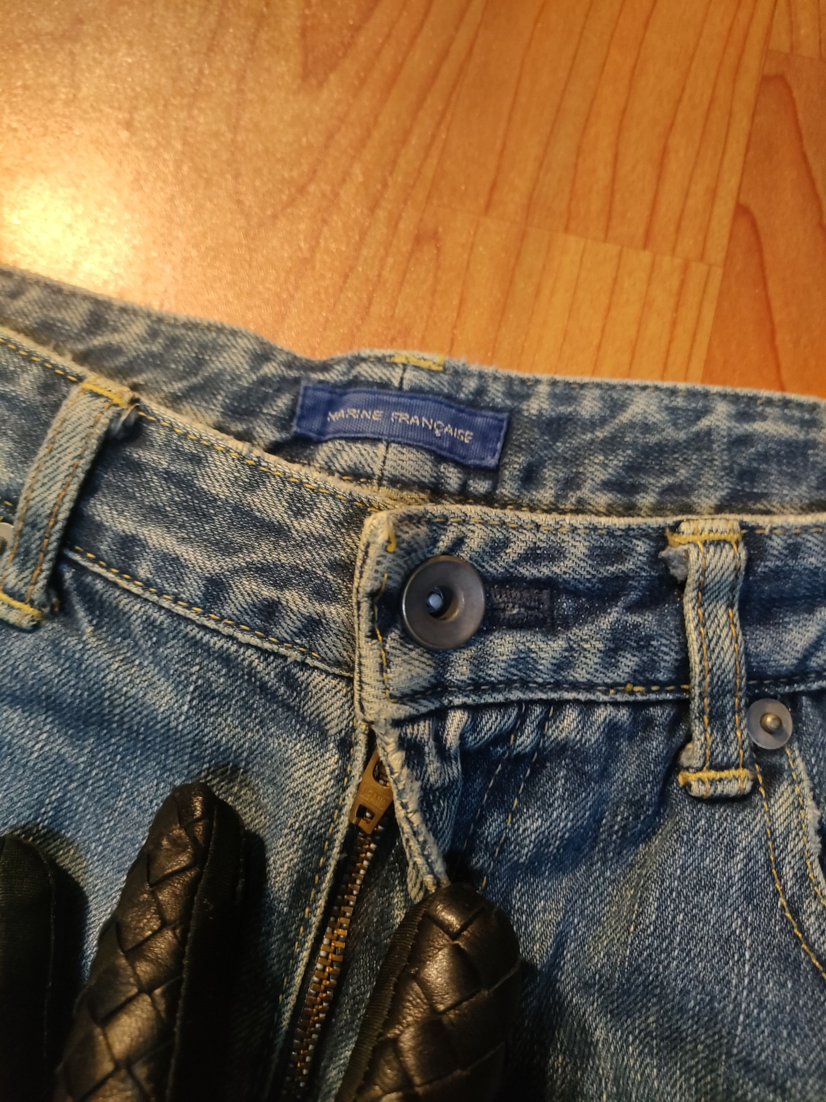 Marithe + Francois Girbaud Distressed Marine Francaise Jeans Size US 30 / EU 46 - 5 Thumbnail