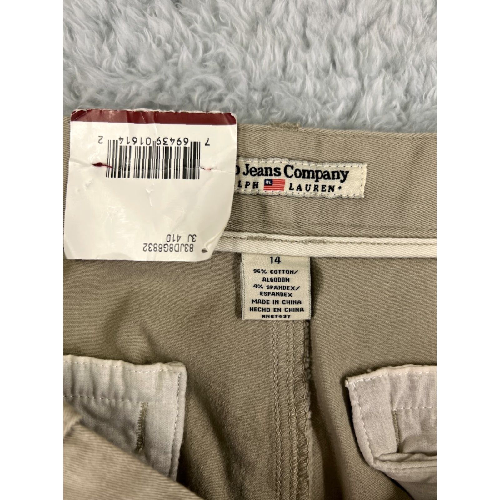 Polo Ralph Lauren Polo Ralph Lauren Women's Pants Size 14 Beige Twill Bootcut Stretch Jeans Size 36" / US 14 / IT 50 - 3 Thumbnail