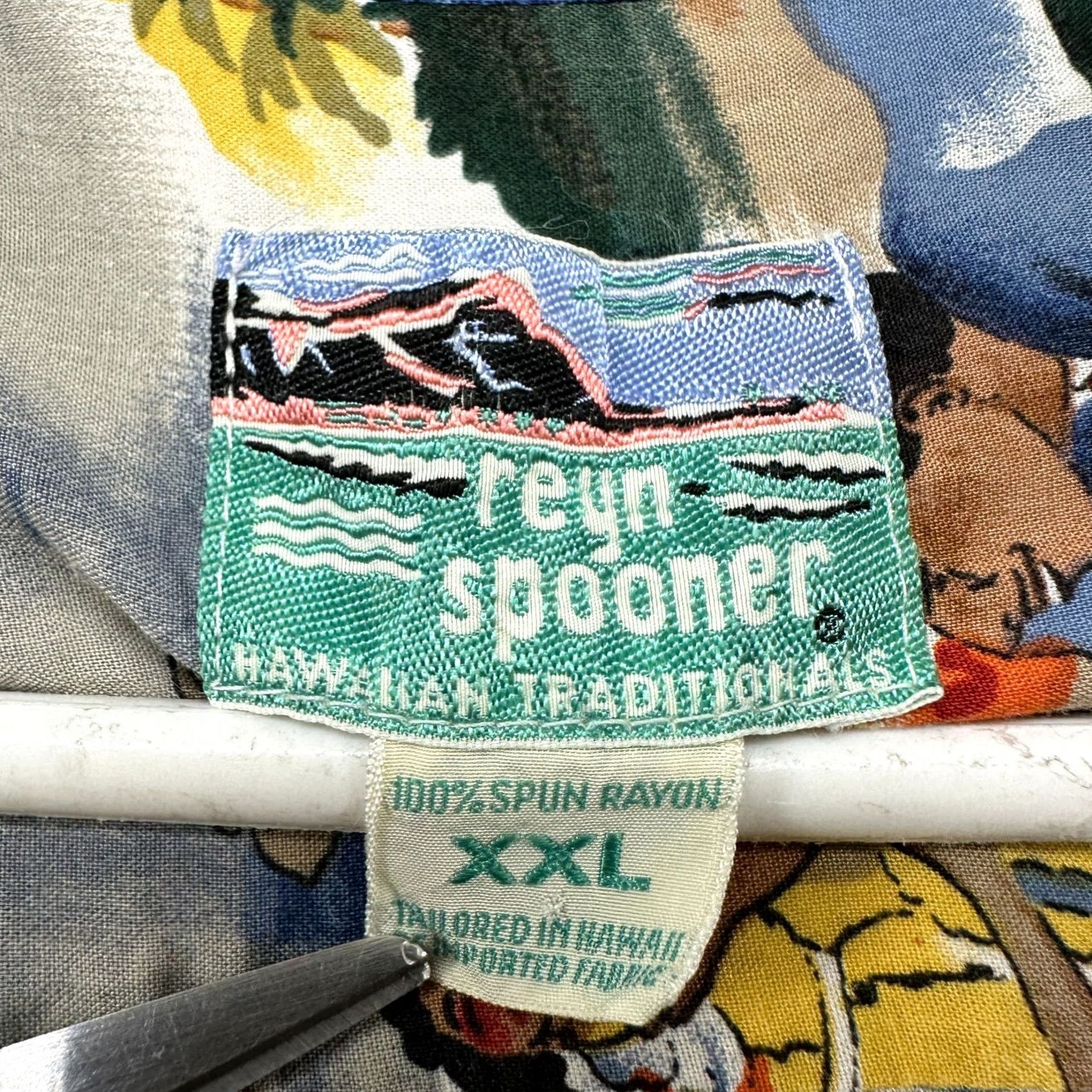 Reyn Spooner VINTAGE Reyn Spooner Shirt Mens 2XL Blue Yellow Button Up Hawaiian Floral 90s Size US XXL / EU 58 / 5 - 5 Thumbnail