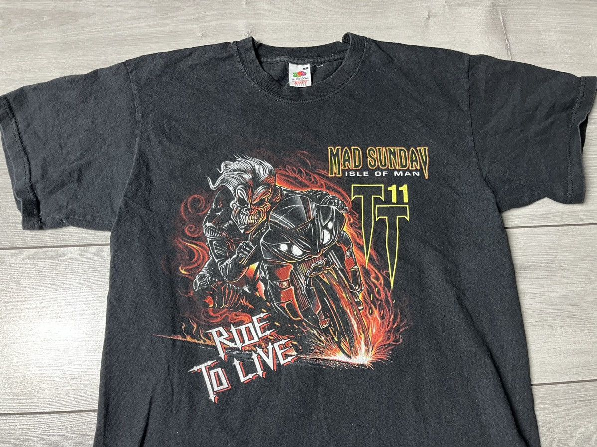 Other Ride to live Tshirt mad sunday skulls size Large Size US L / EU 52-54 / 3 - 3 Thumbnail