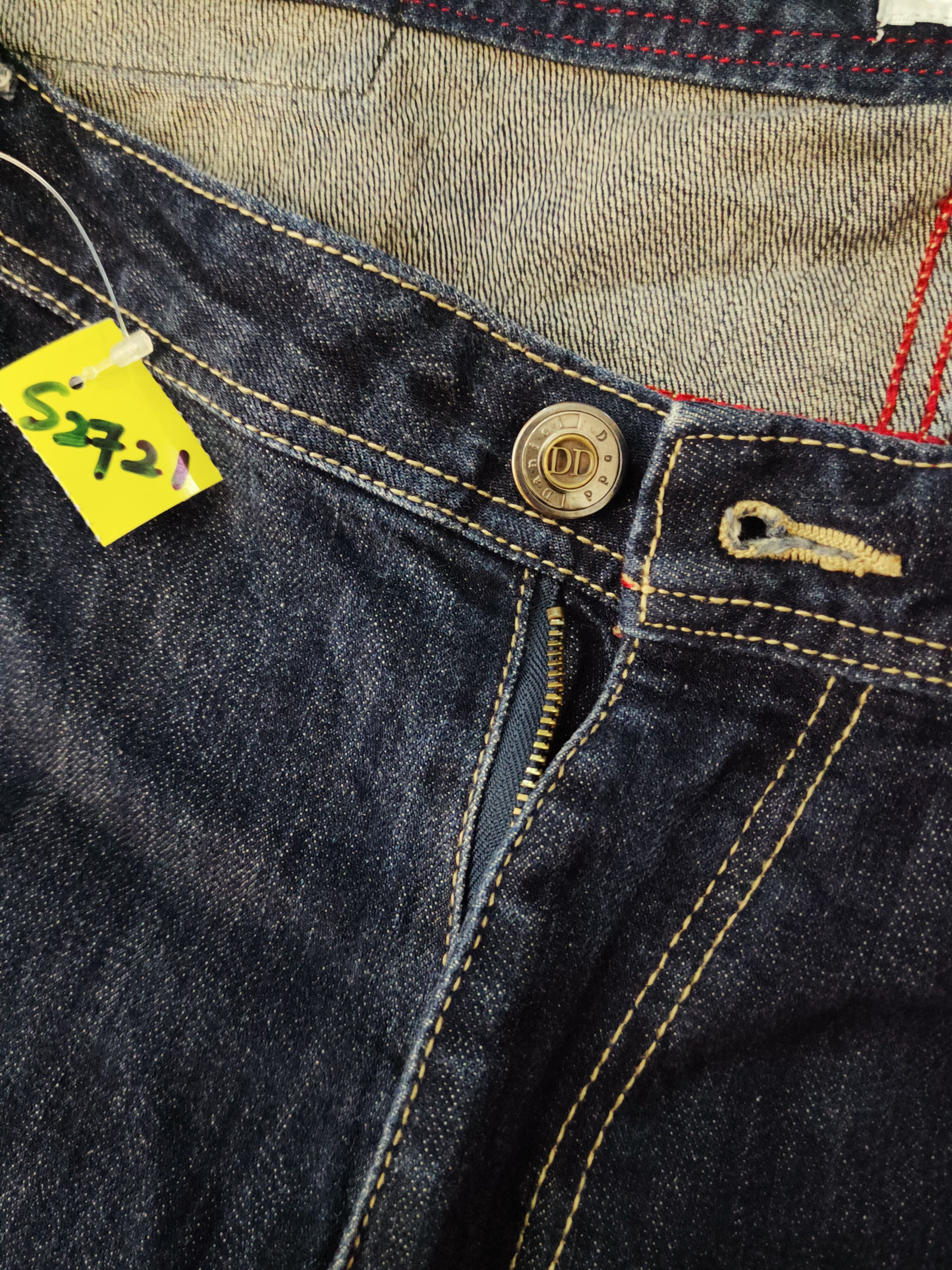 Japanese Brand Daniel Dodd selvedge distressed Ripped Jeans #S2721 Size US 44 / EU 60 - 20 Thumbnail