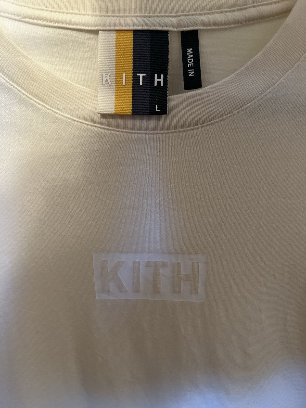 Kith KITH VINTAGE WASH TEE - SANDRIFT Size US L / EU 52-54 / 3 - 3 Thumbnail