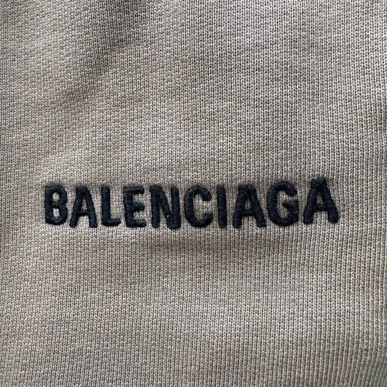 Balenciaga Balenciaga size XS Brown Embroidered Logo Trousers Size US 27 - 3 Thumbnail
