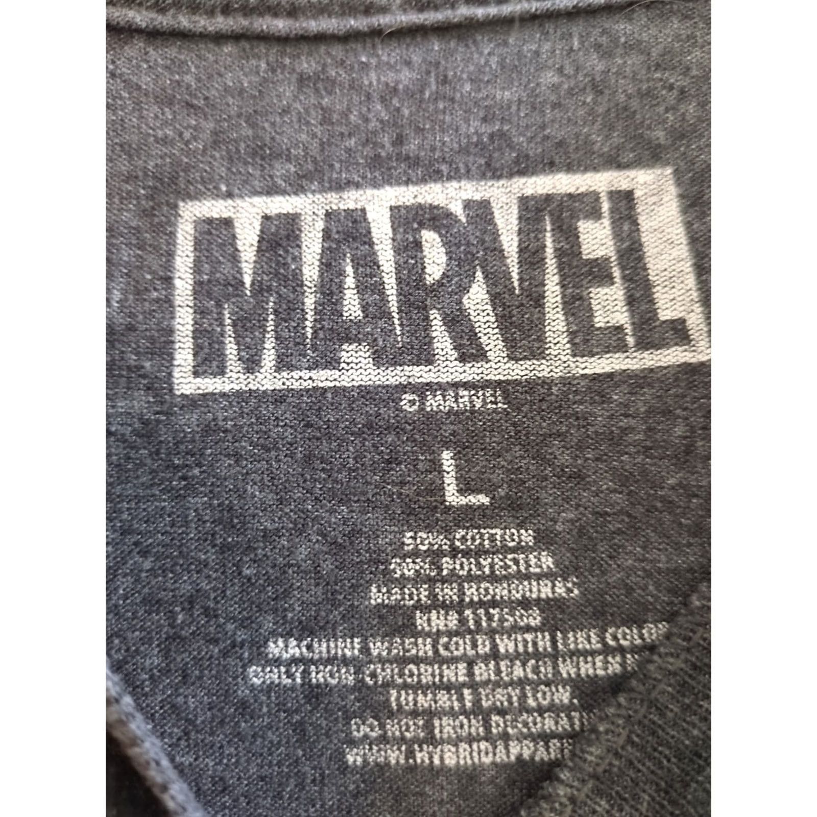 Vintage VINTAGE Marvel Iron Man T-Shirt Large Gray Short Sleeve Size US L / EU 52-54 / 3 - 3 Thumbnail