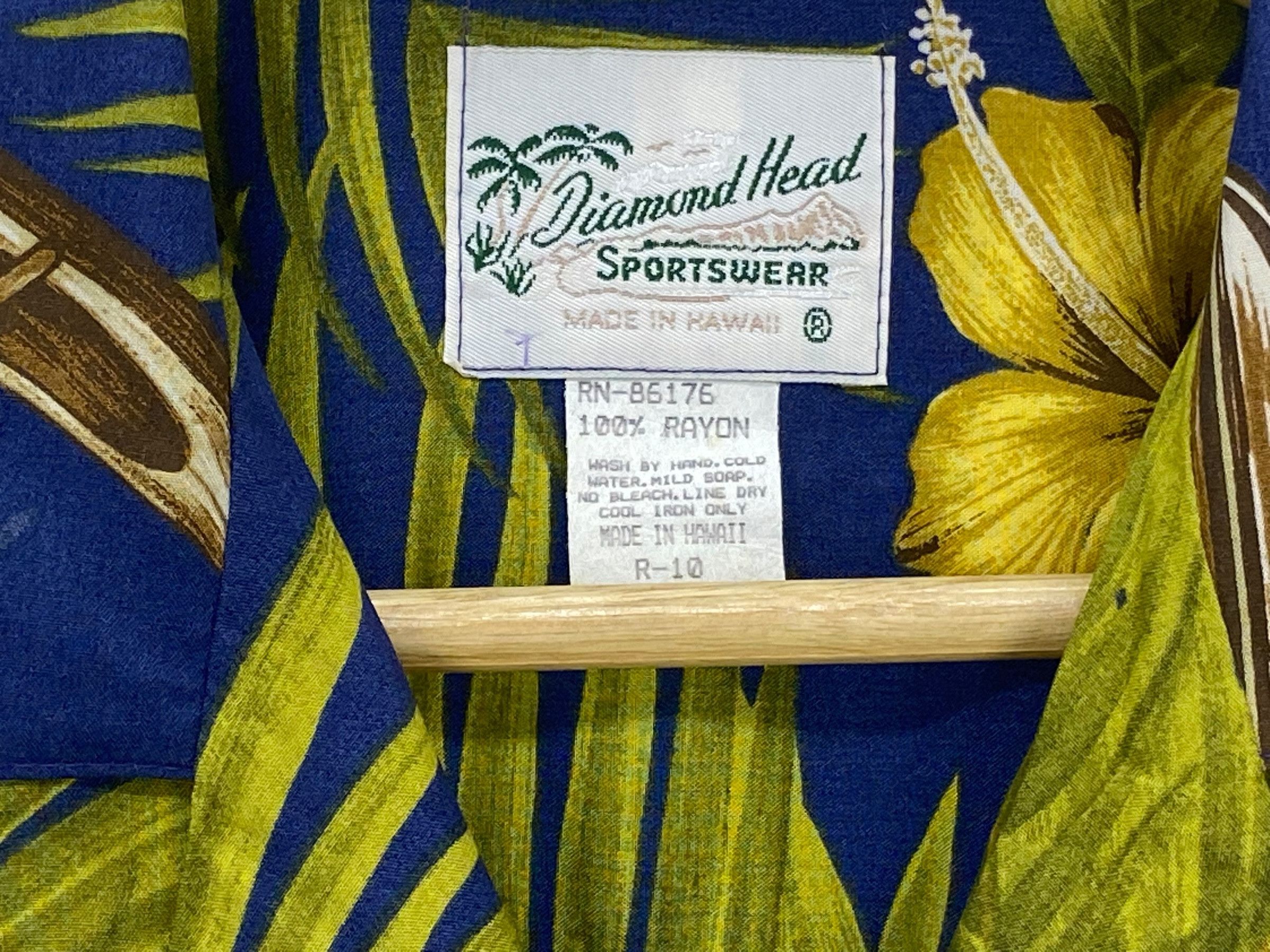 Diamond Head × Vintage Diamond Head Vintage Hawaiian Shirt Floral Print Summer Size US M / EU 48-50 / 2 - 8 Thumbnail