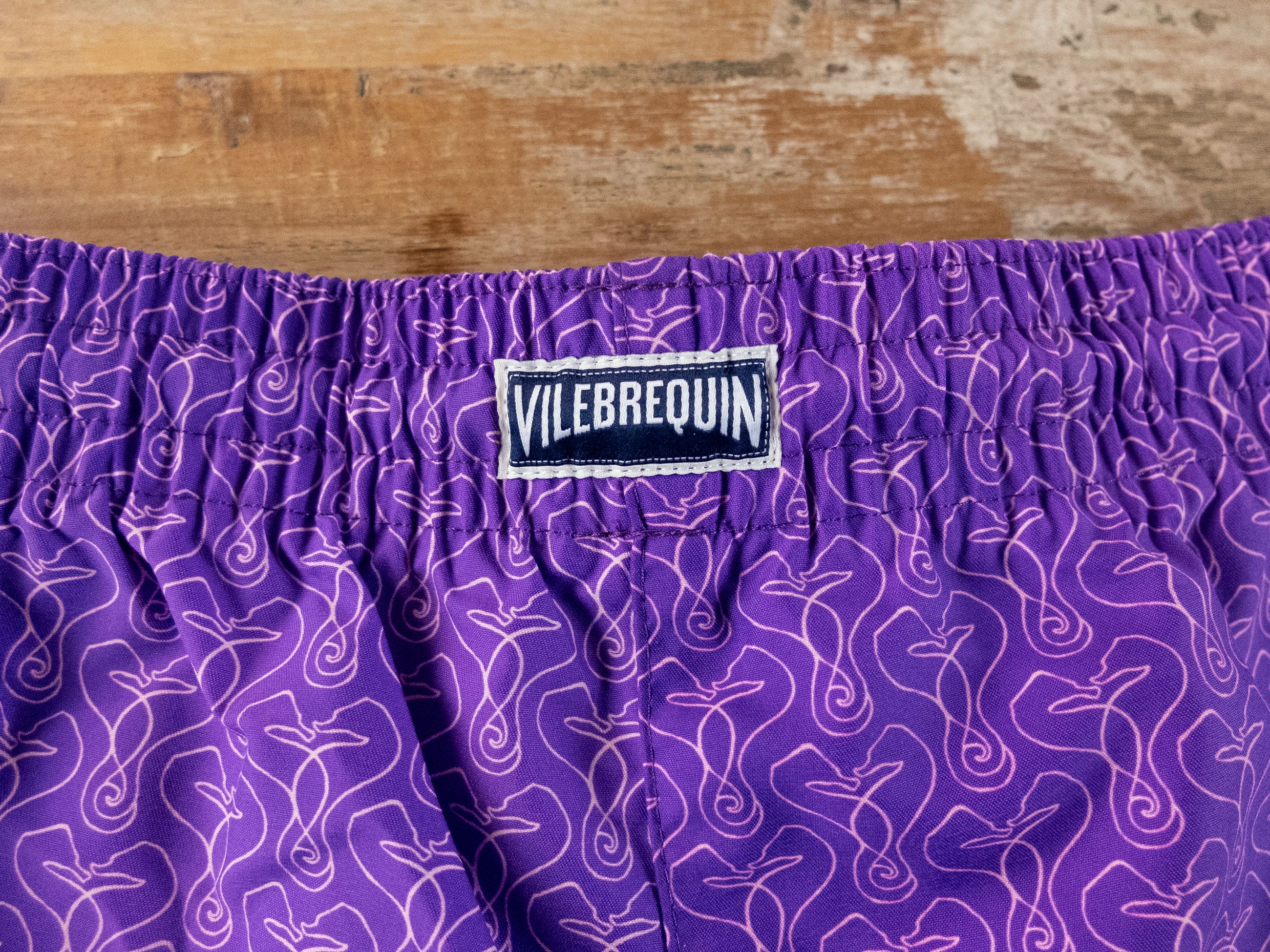 Vilebrequin VILEBREQUIN Fiona purple abstract print swim shorts Medium Size 32" / US 10 / IT 46 - 11 Thumbnail
