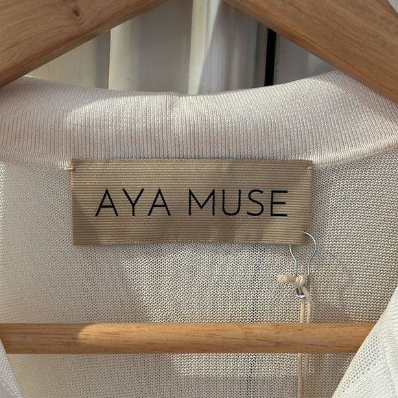 AYA MUSE NWT AYA MUSE MICONIA button up short sleeve collared top Size L / US 10 / IT 46 - 5 Thumbnail