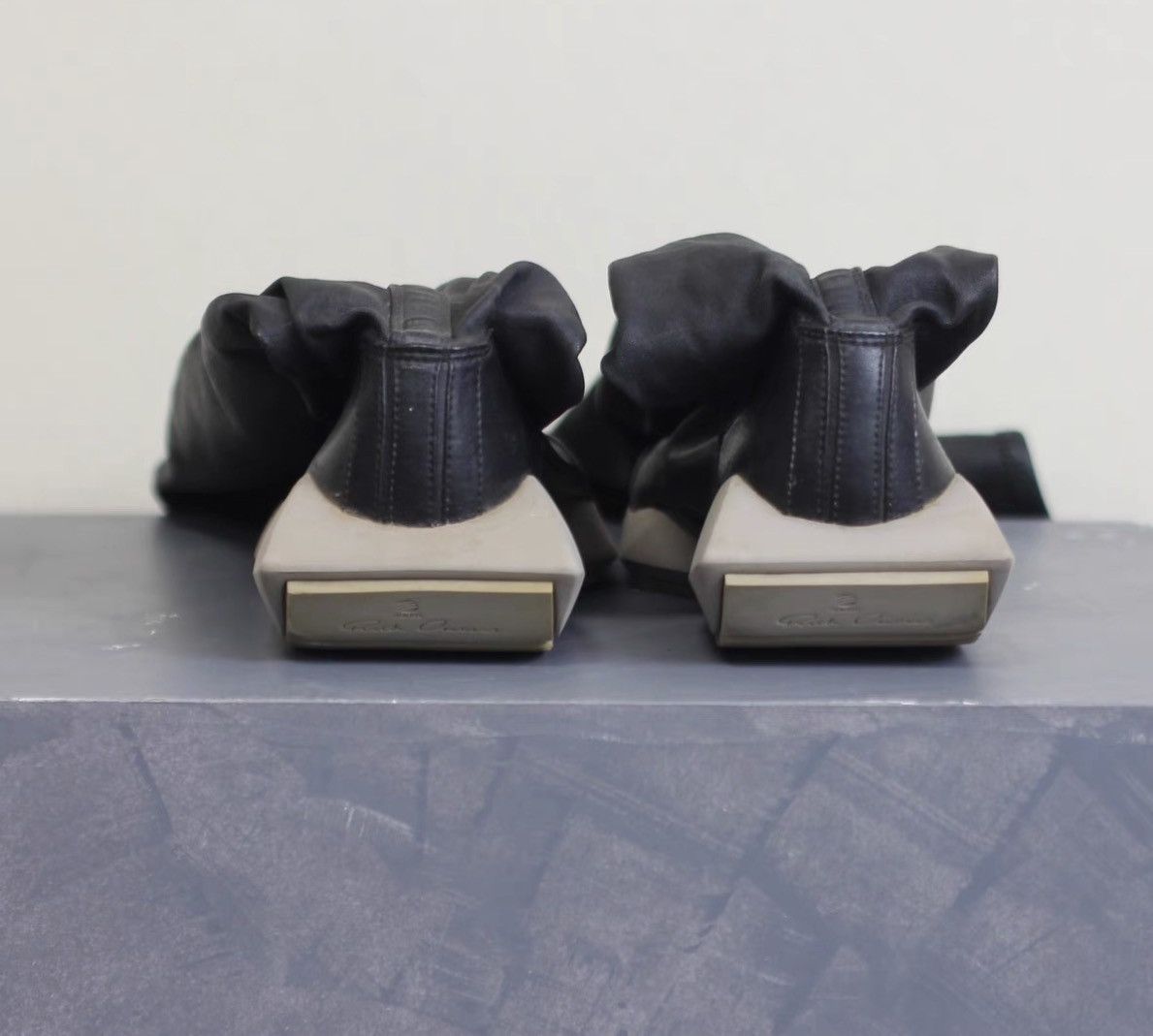Rick Owens Collaboration Premium Lambskin Boots