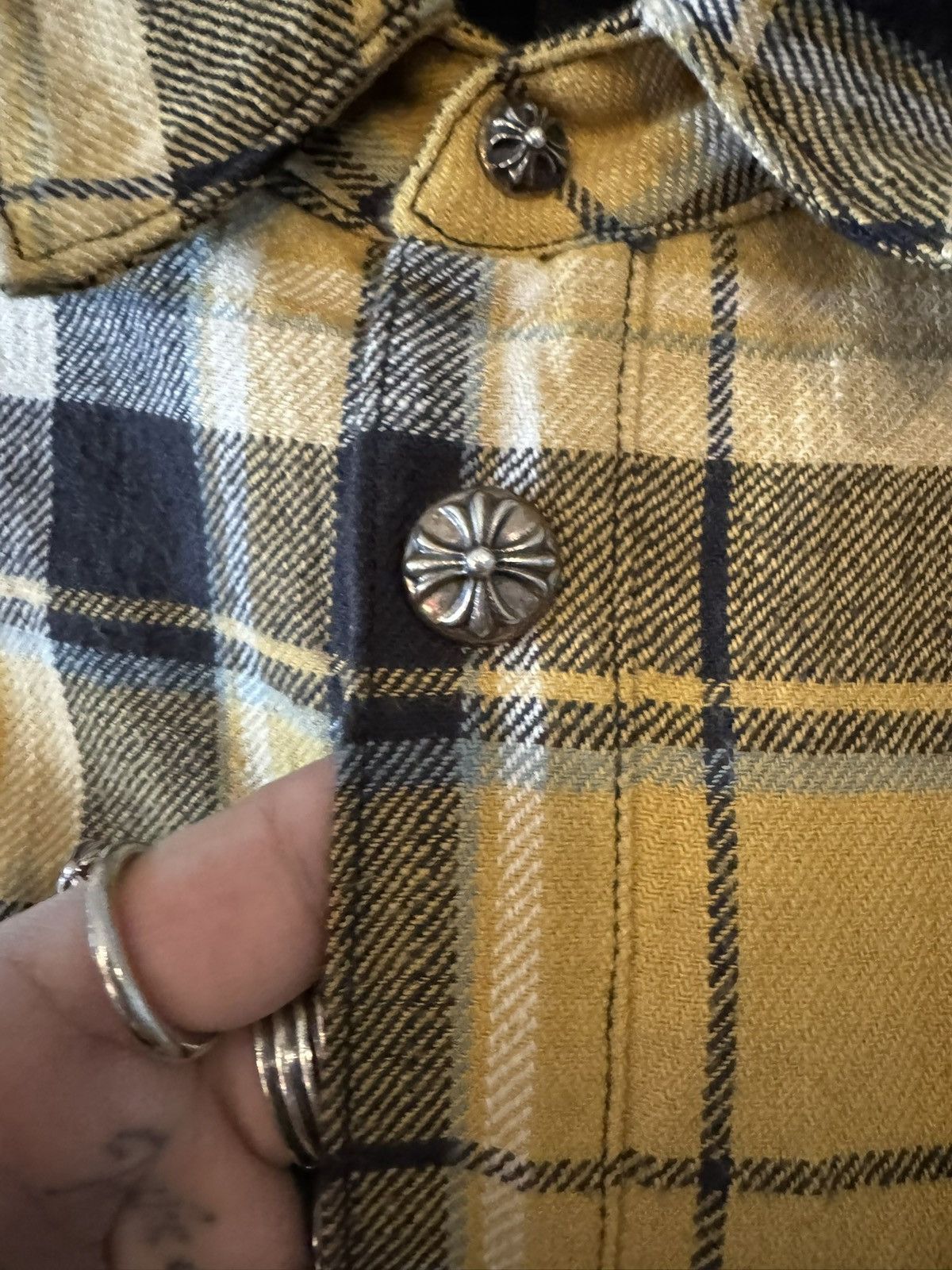 Chrome Hearts Chrome Hearts Working Junkyard Padded Flannel Size US L / EU 52-54 / 3 - 7 Thumbnail