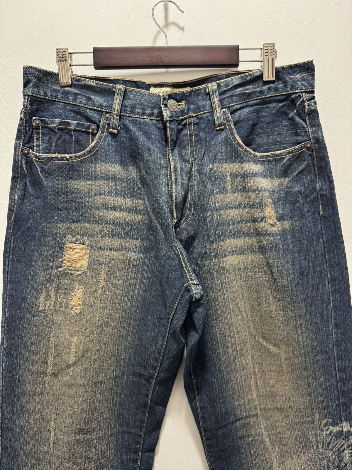 Smith's American × Vintage VINTAGE SMITH’S AMERICAN STYLE DISTRESSED DENIM JEANS Size US 32 / EU 48 - 2 Thumbnail