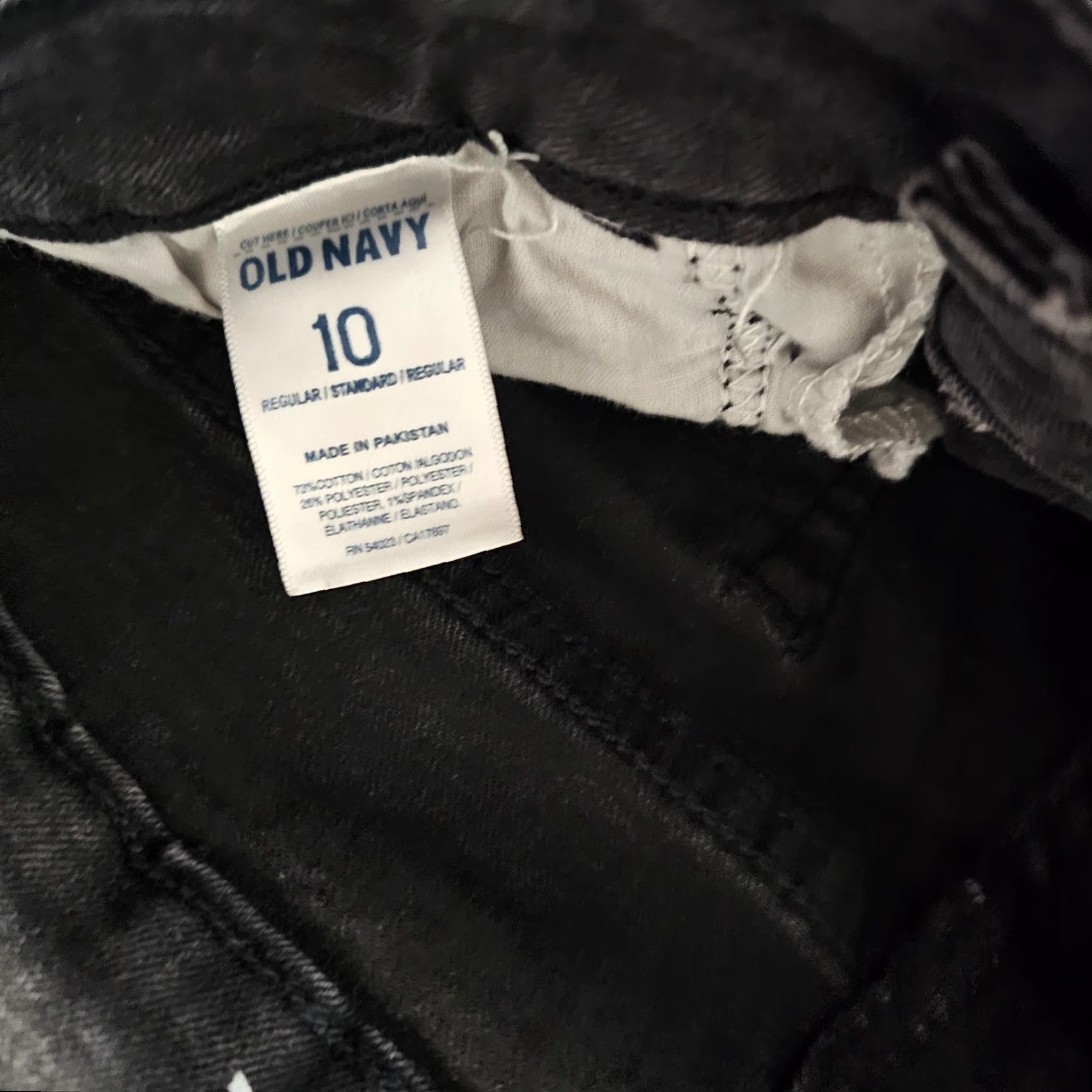 Old Navy Old Navy Jeans Women Skinny Adult 10 Black Dark Wash Womens Size 32" / US 10 / IT 46 - 4 Thumbnail