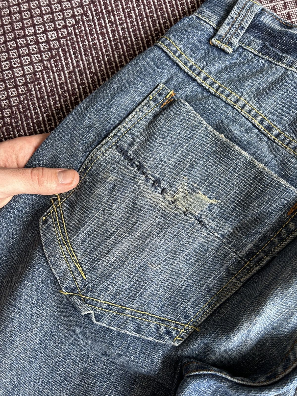 Jean × Vintage × Zoo York Vintage Baggy Zoo York Denim Dirty Jeans Size 30 Streetwear Size US 30 / EU 46 - 6 Thumbnail