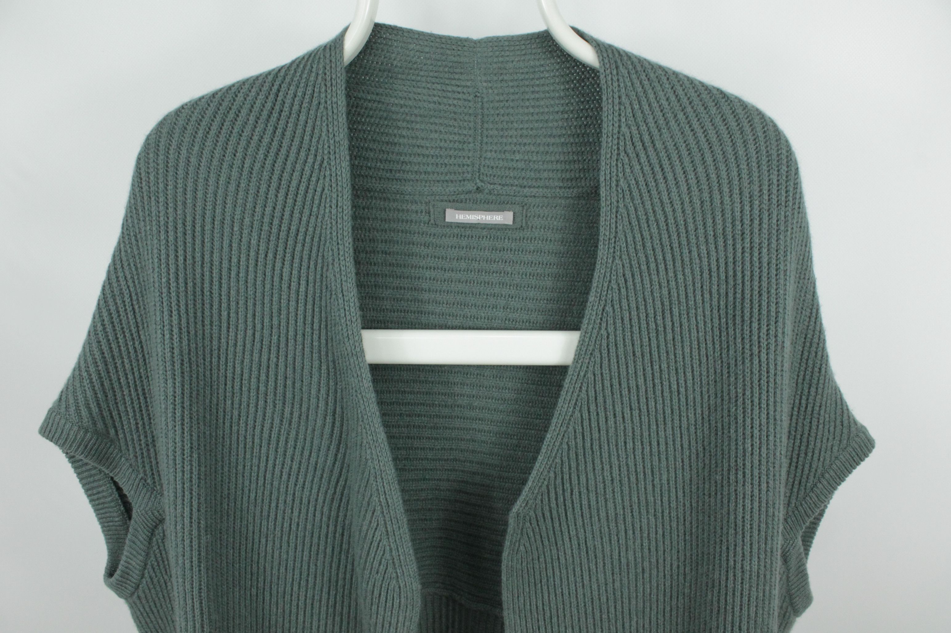 Other Hemisphere Cashmere/Wool Knit Cardigan Poncho Size L / US 10 / IT 46 - 2 Thumbnail