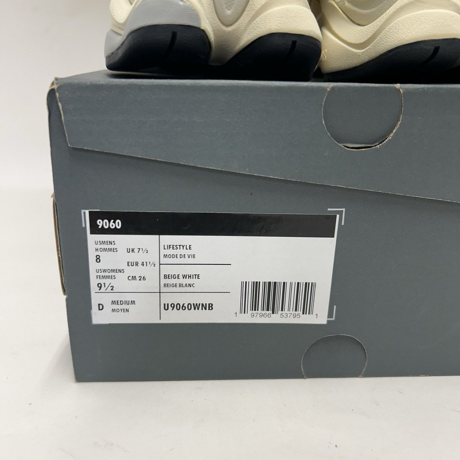 New Balance New Balance 9060 “Sea Salt Moonbeam” U9060WHT Size US 8 / EU 41 - 5 Thumbnail