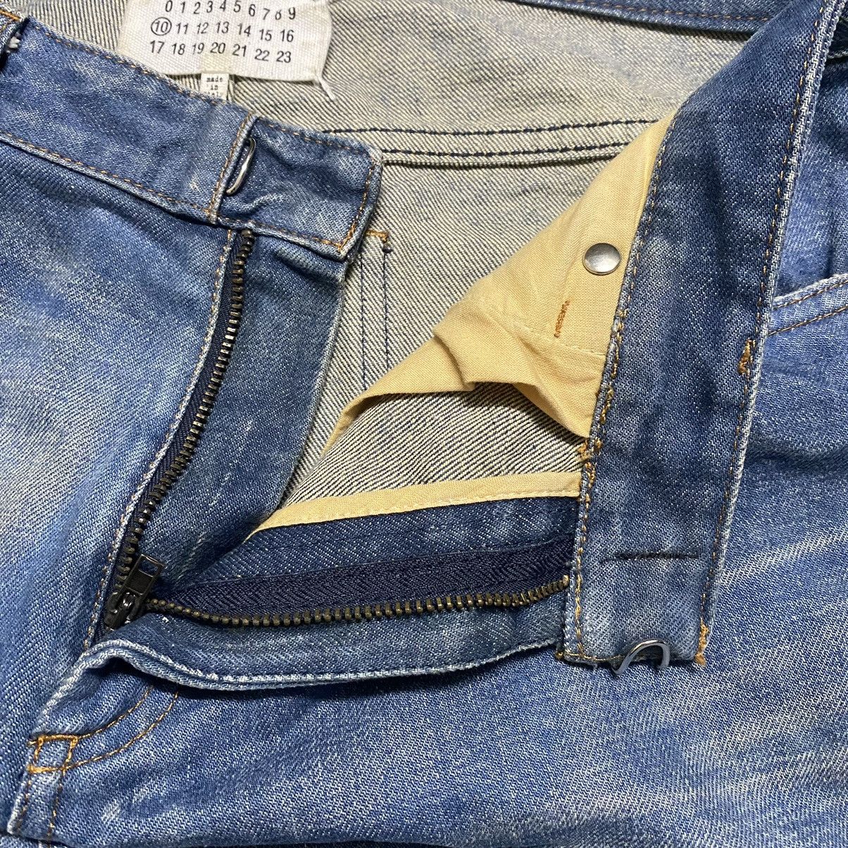 Maison Margiela Vintage Maison Margiela Raw Denim Jeans Washed Blue Size US 32 / EU 48 - 20 Thumbnail