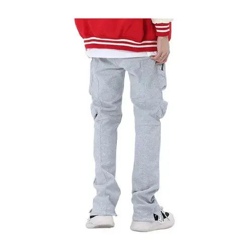 Jean Gray Cargo Stacked Pants Size US 34 / EU 50 - 2 Thumbnail