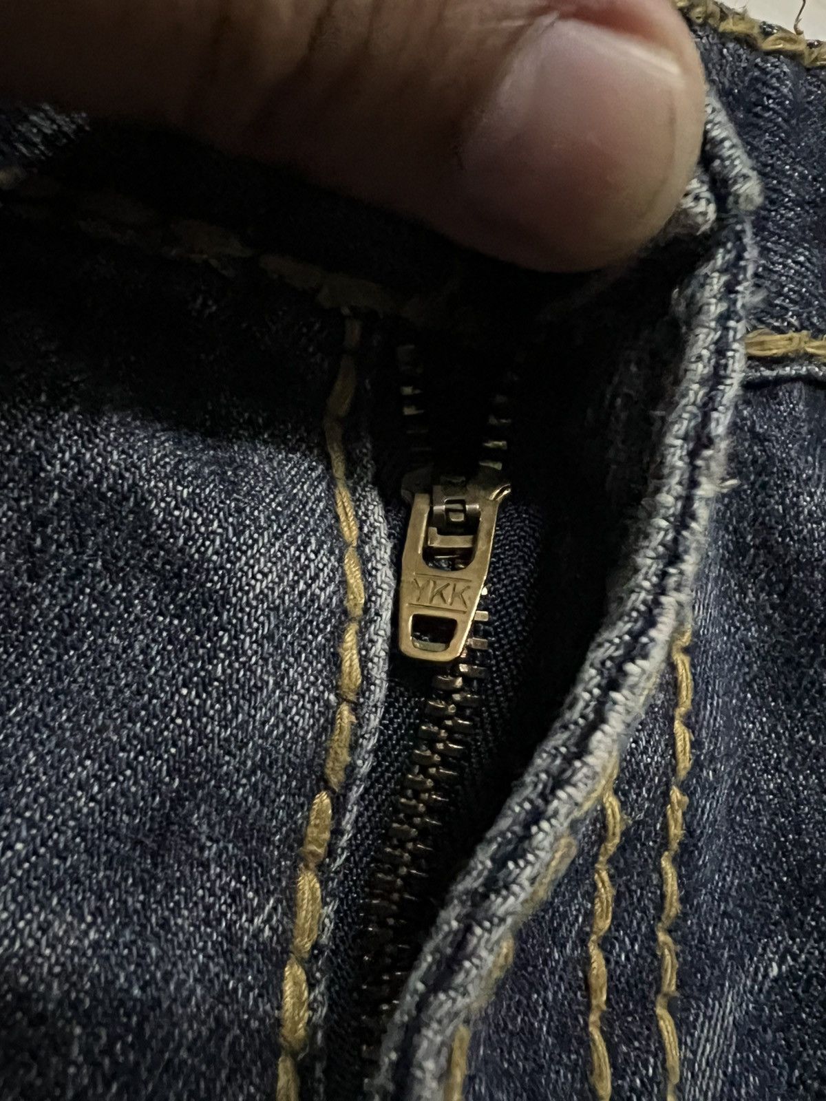 Japanese Brand H.By Figer Distress Selvedge Jean Size US 33 - 12 Thumbnail