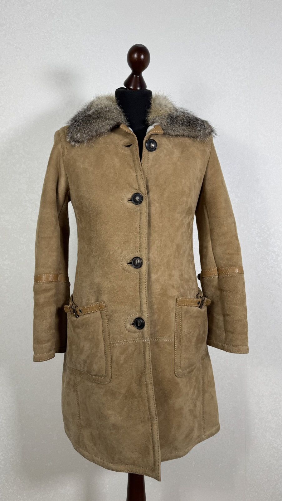 Bogner BOGNER leather jacket real fur Size M / US 6-8 / IT 42-44 - 1 Thumbnail