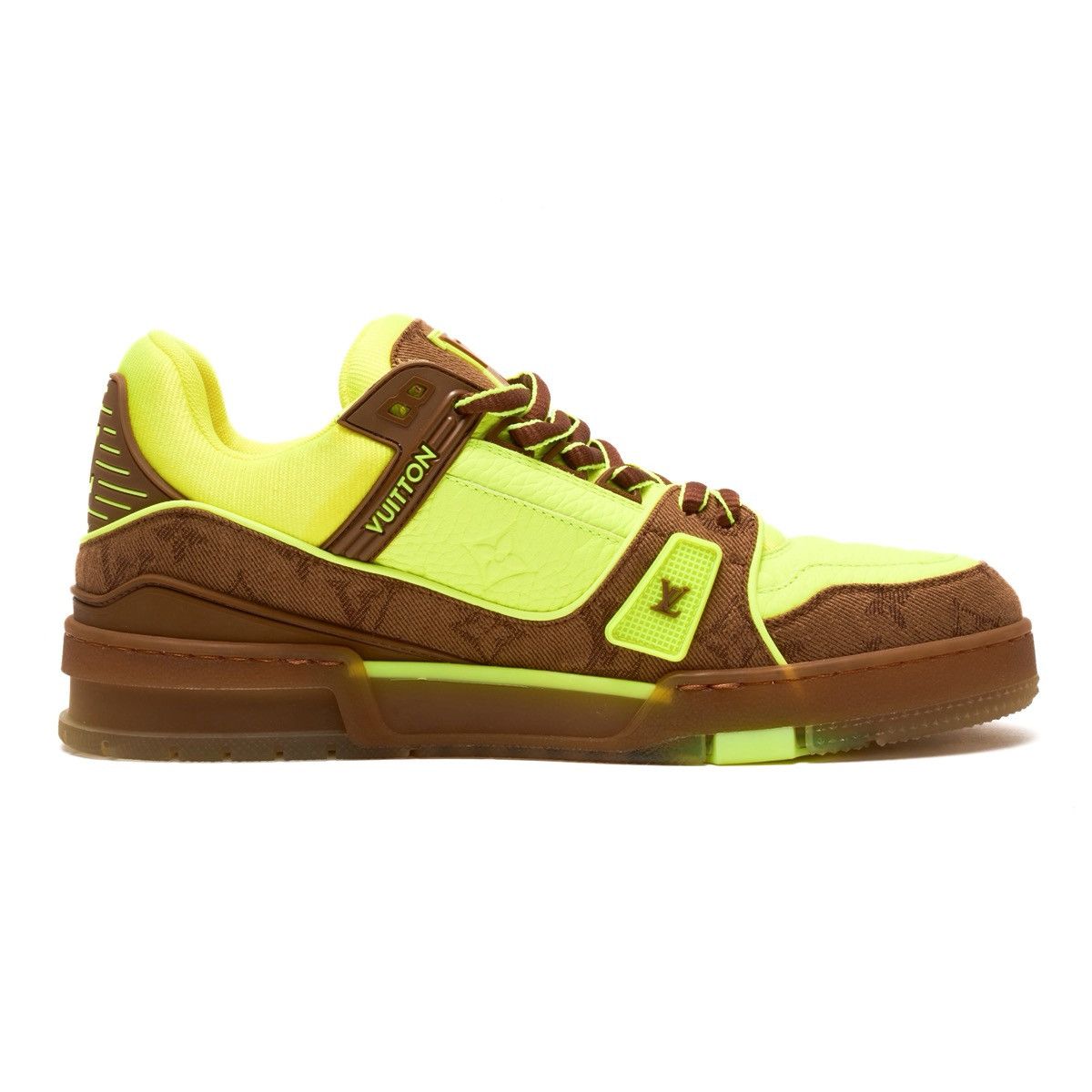 Louis Vuitton LV Trainer Low Yellow Brown Size US 7 / EU 40 - 4 Thumbnail
